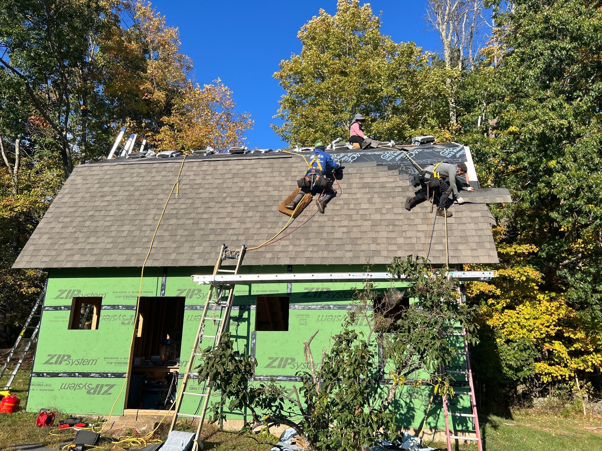 Deerfield, NH - New Construction Barn Roof by Tall pine roofing