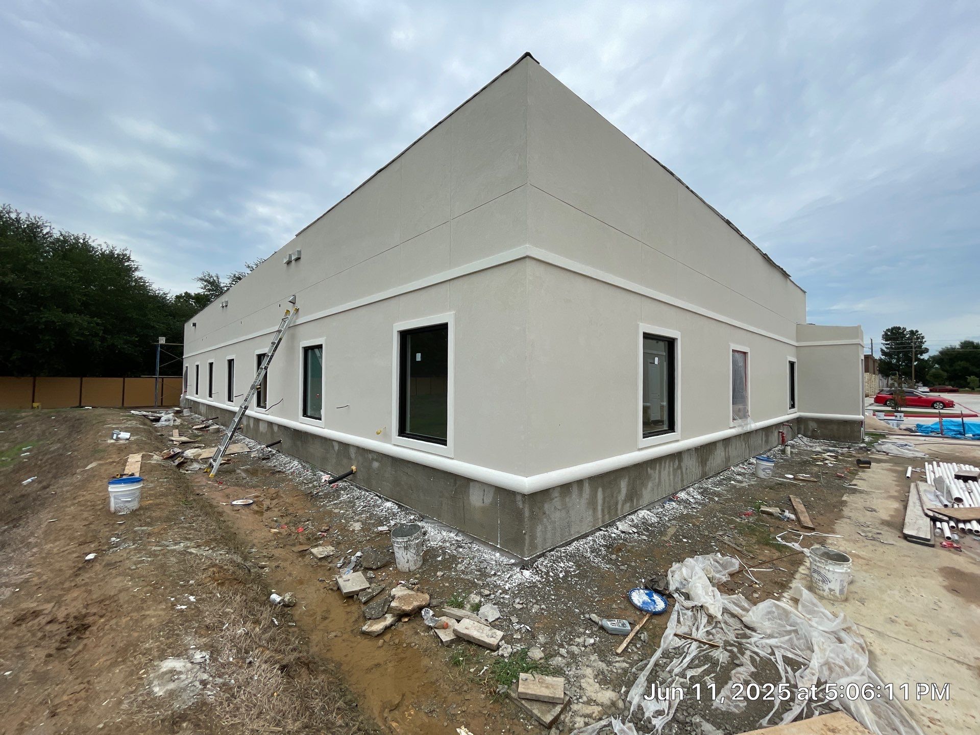 Commercial Façade Excellence with Bullnose Detailing by Apex Conventional Stucco Llc