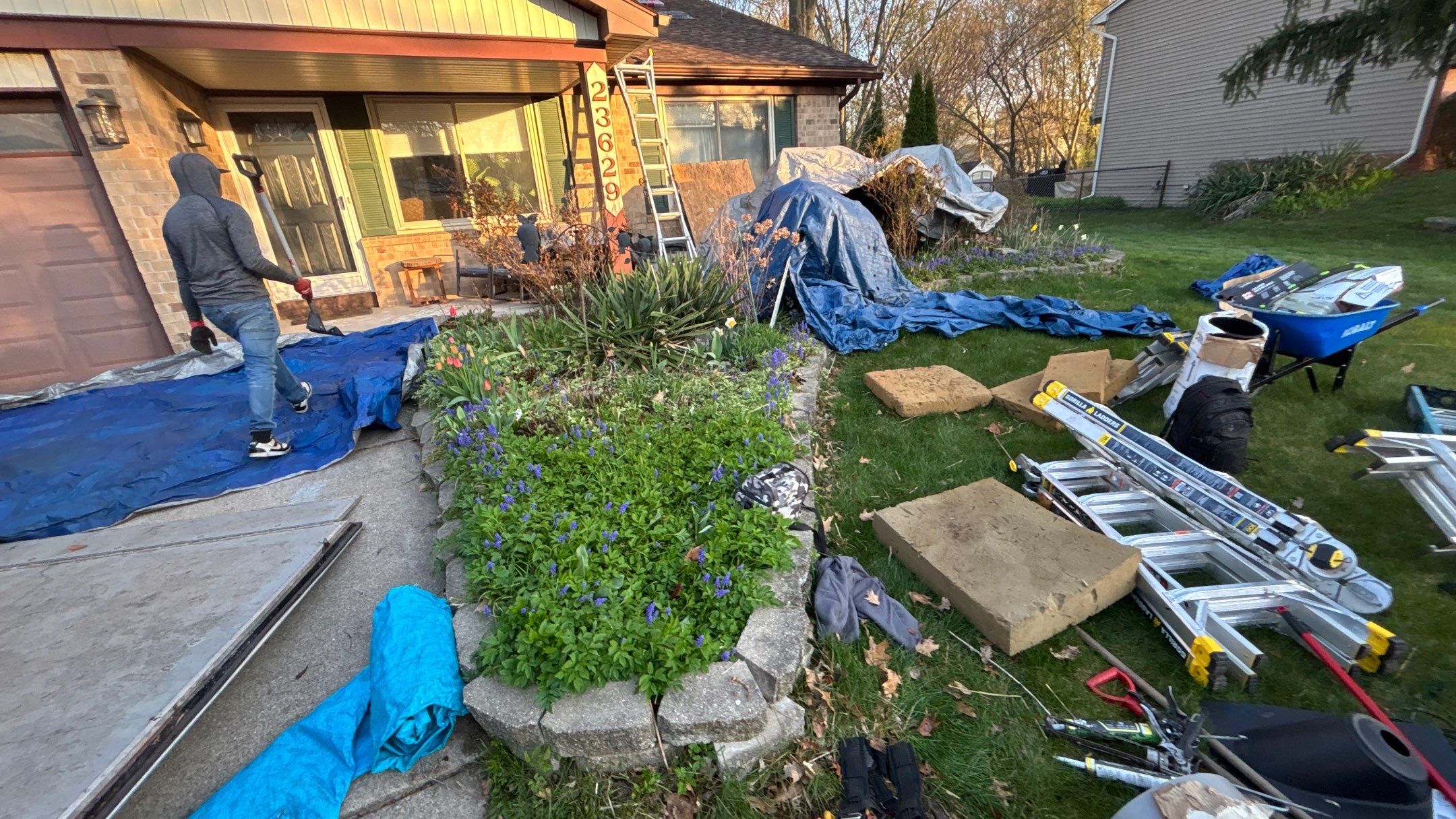 Roof Replacement using Owens Corning Driftwood by 180 Contractors