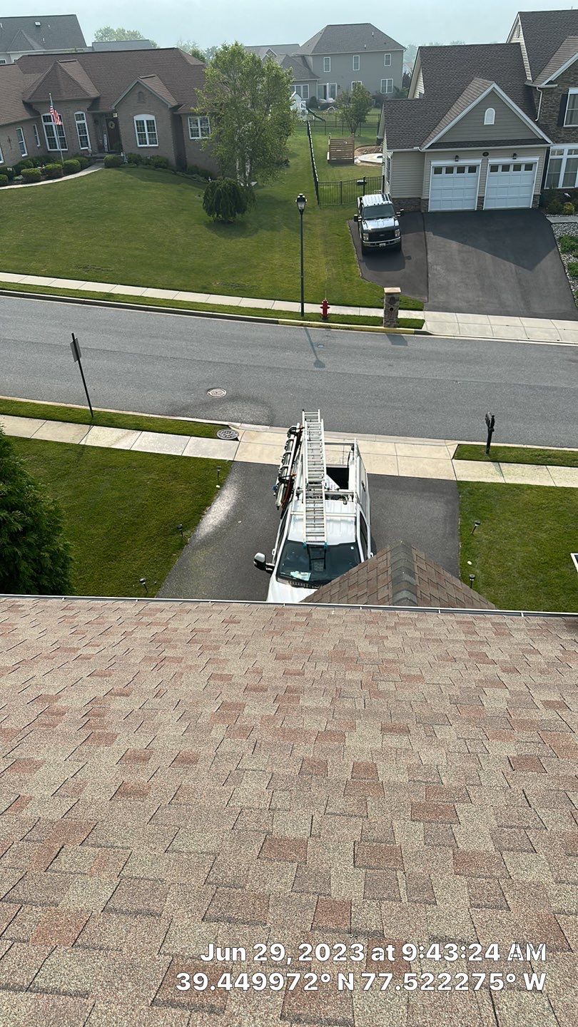 Residential Roofing Repair using CertainTeed Landmark Weathered Wood Architectural Shingles by Frederick Roof Repair
