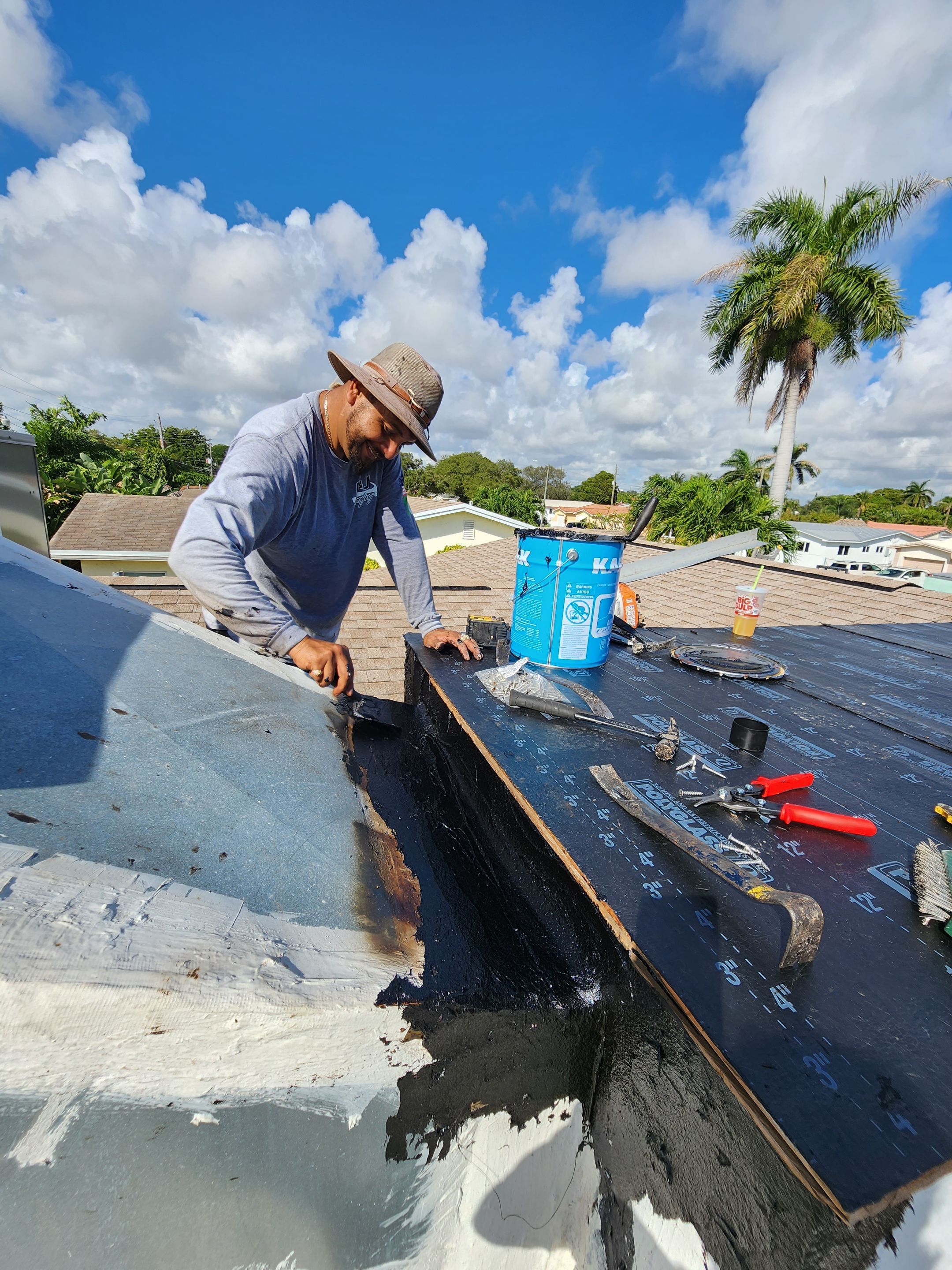 SE 4th St., Dania Beach, FL by G&J Roofing 