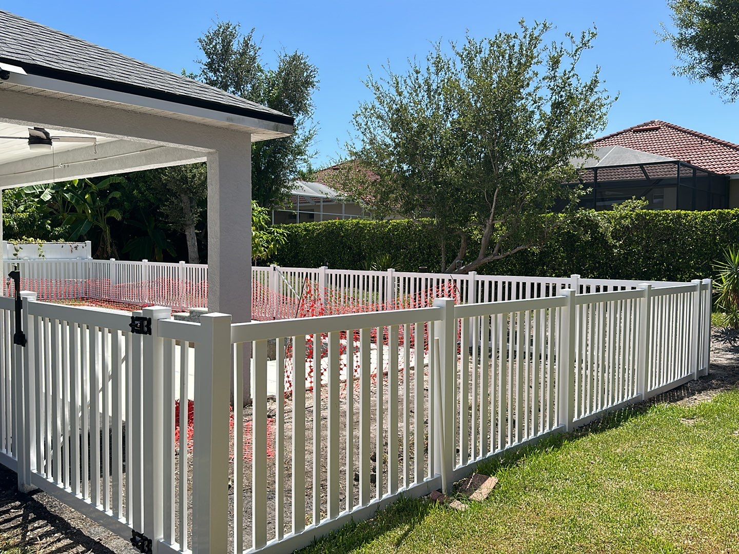 Vinyl Fence Installation using Vinyl Picket Fence by Asap fence and gates, LLC