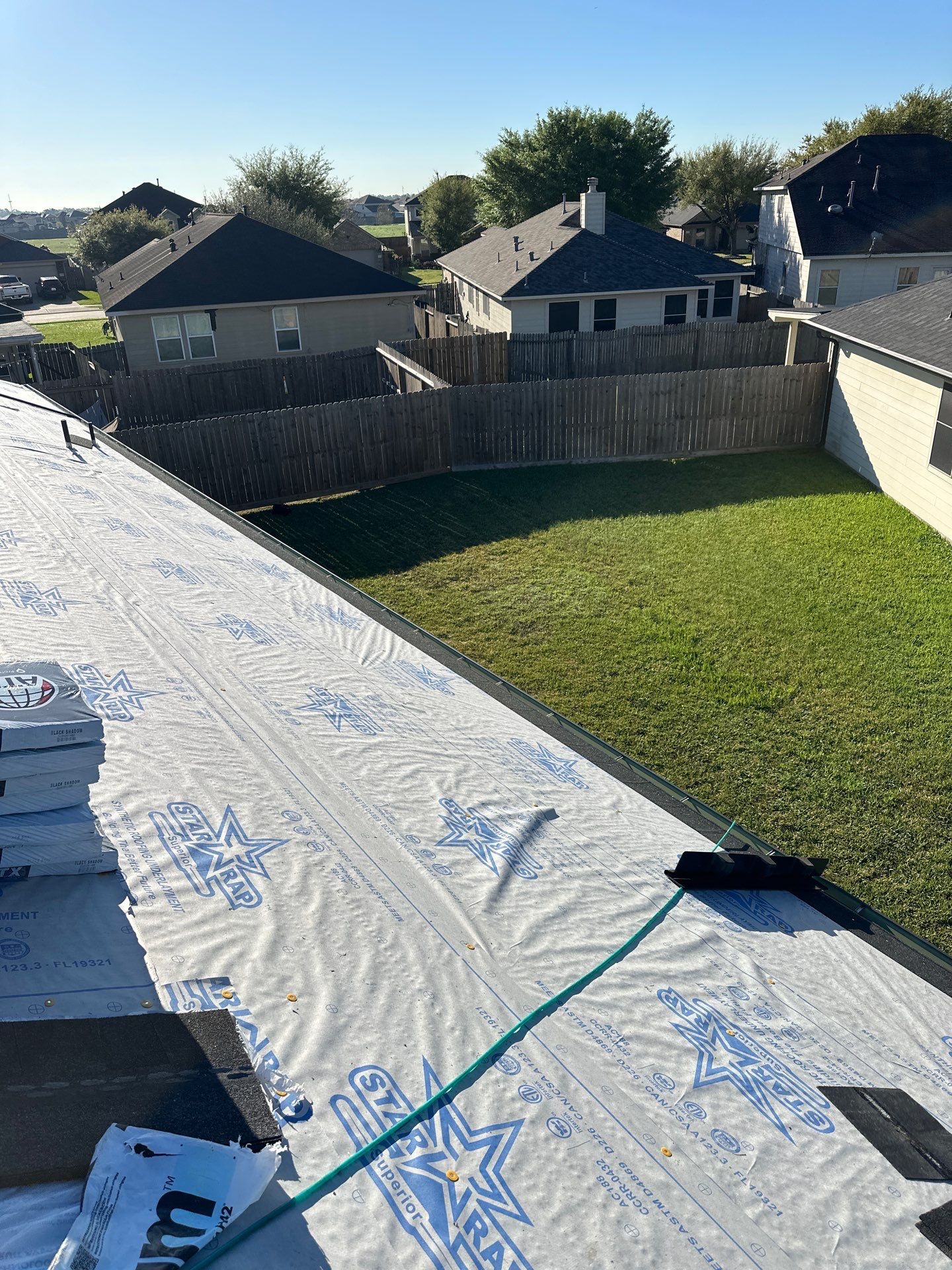 Project in Houston by Motion Roofing