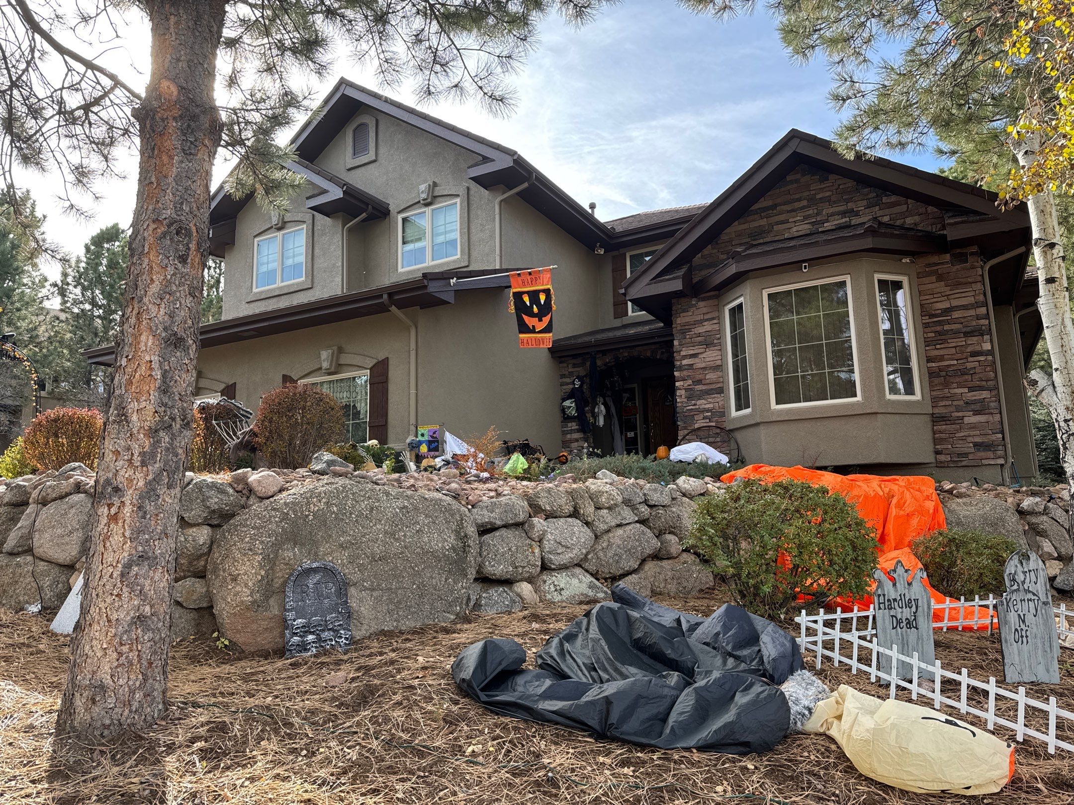 Elastomeric Stucco Coating Project in The Broadmoor Bluffs by Carroll Painting LLC