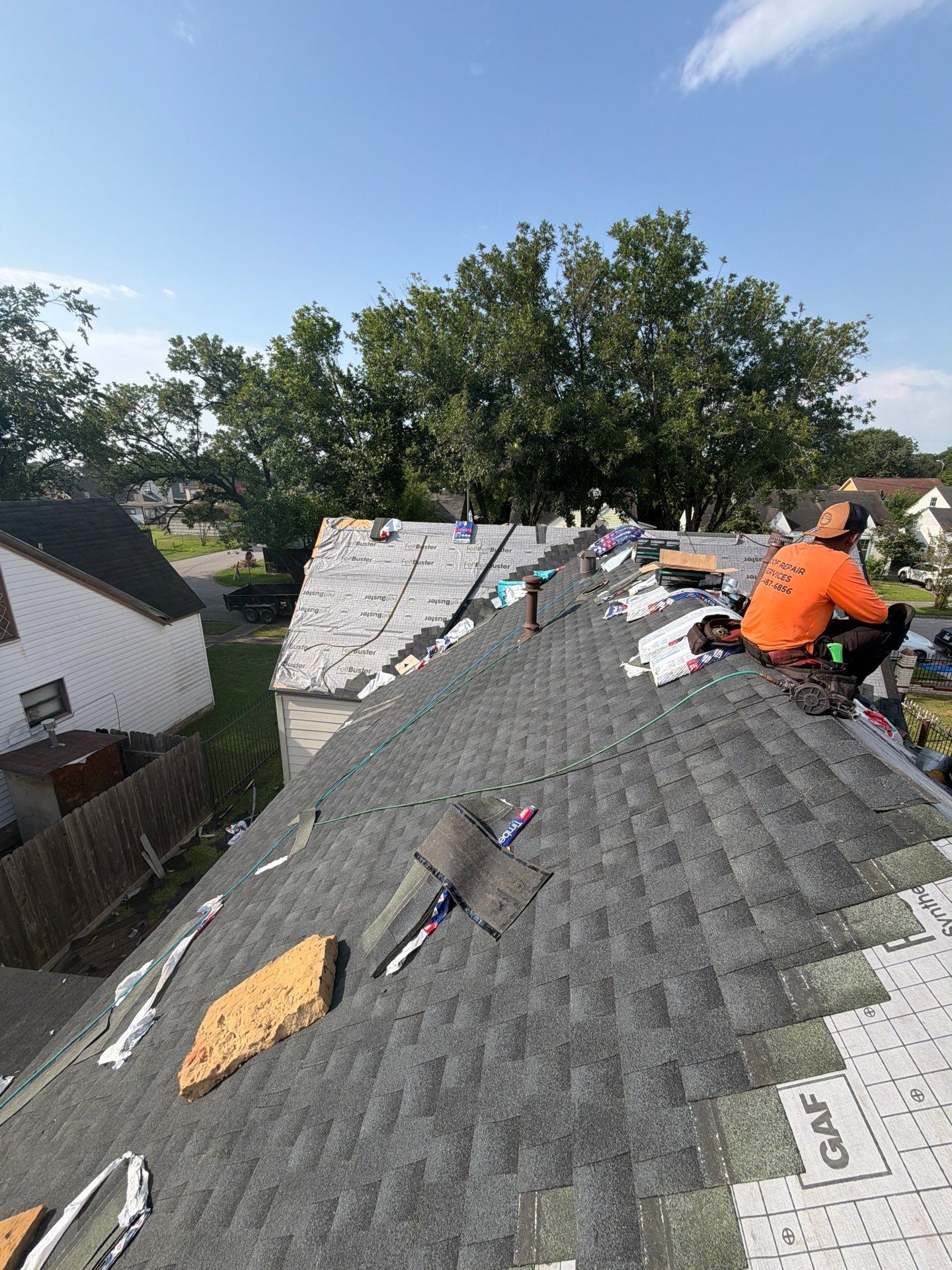 Roof Replacement in Lawndale / Wayside, Houston TX by Roof Repair Company