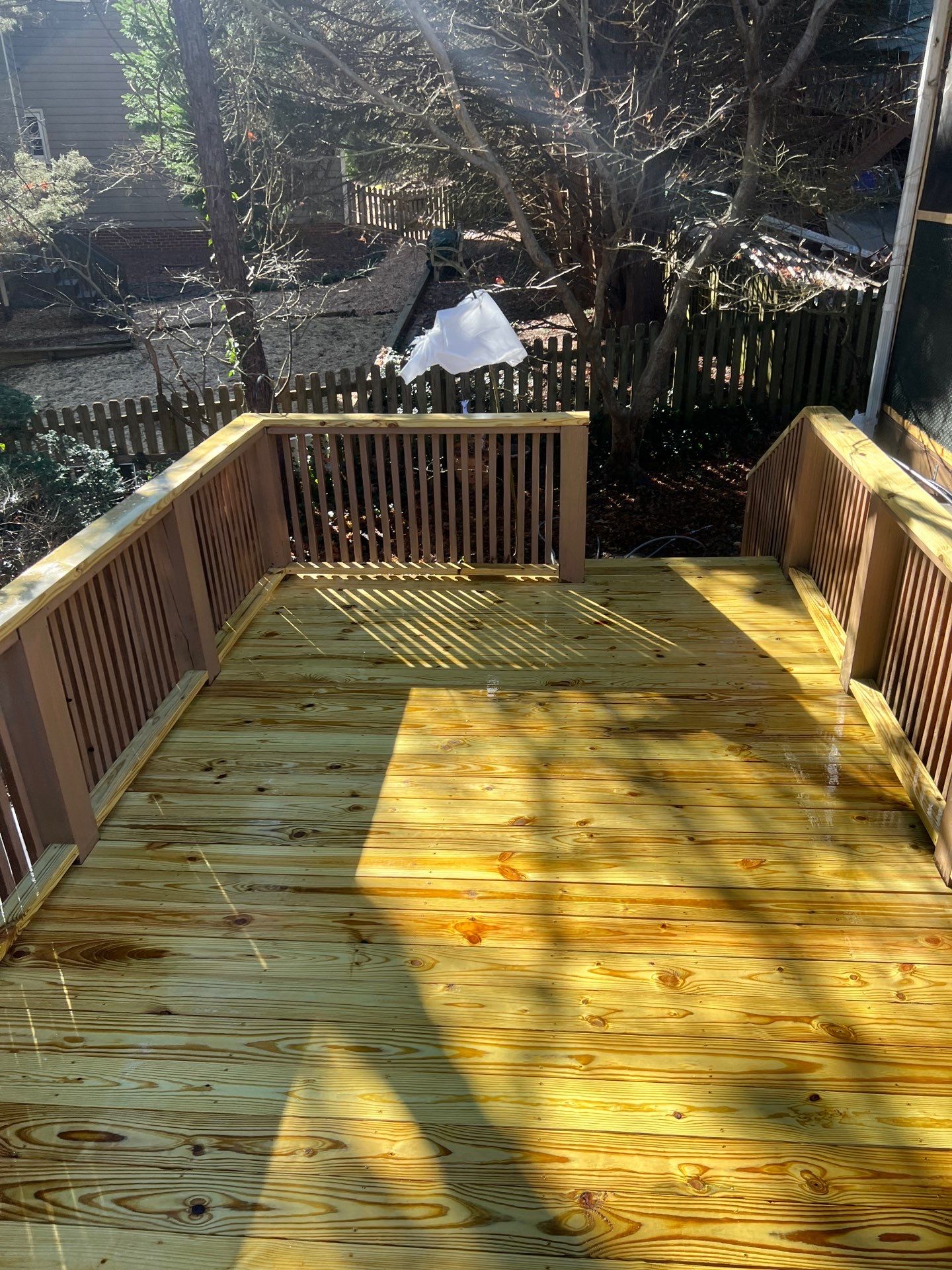 Coated Deck using Wood Sealant by DuraSeal