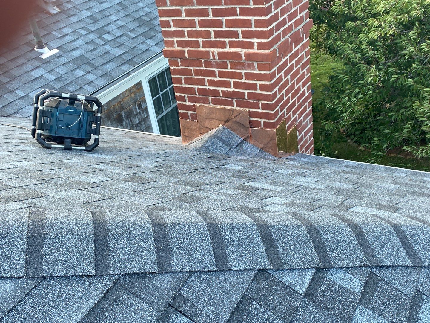 Residential Roofing Installation using Owens Corning Duration Slatestone Gray by A Plus Exterior