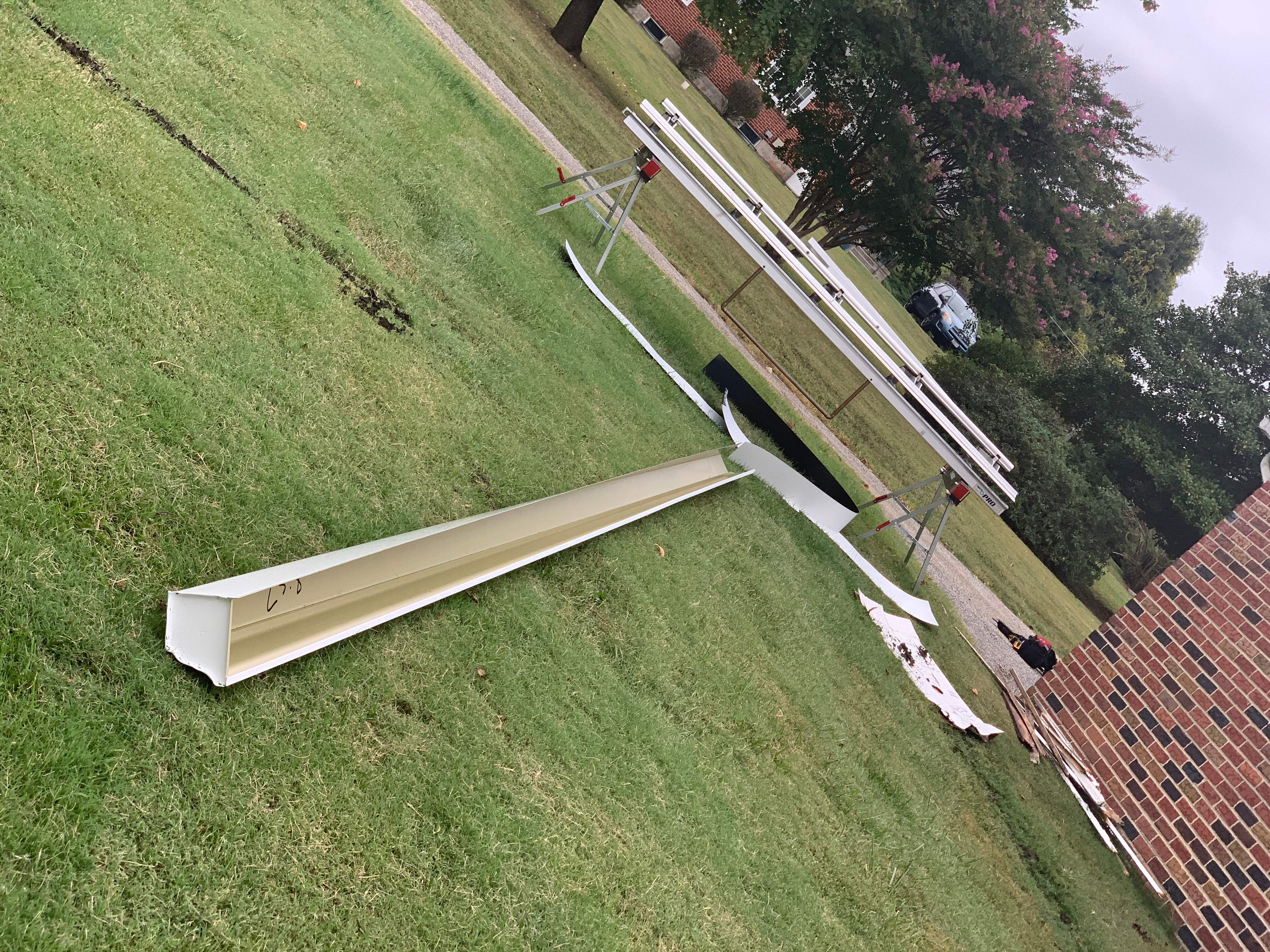 Gutter Installation using 6" Seamless Gutters by Matter Construction, LLC