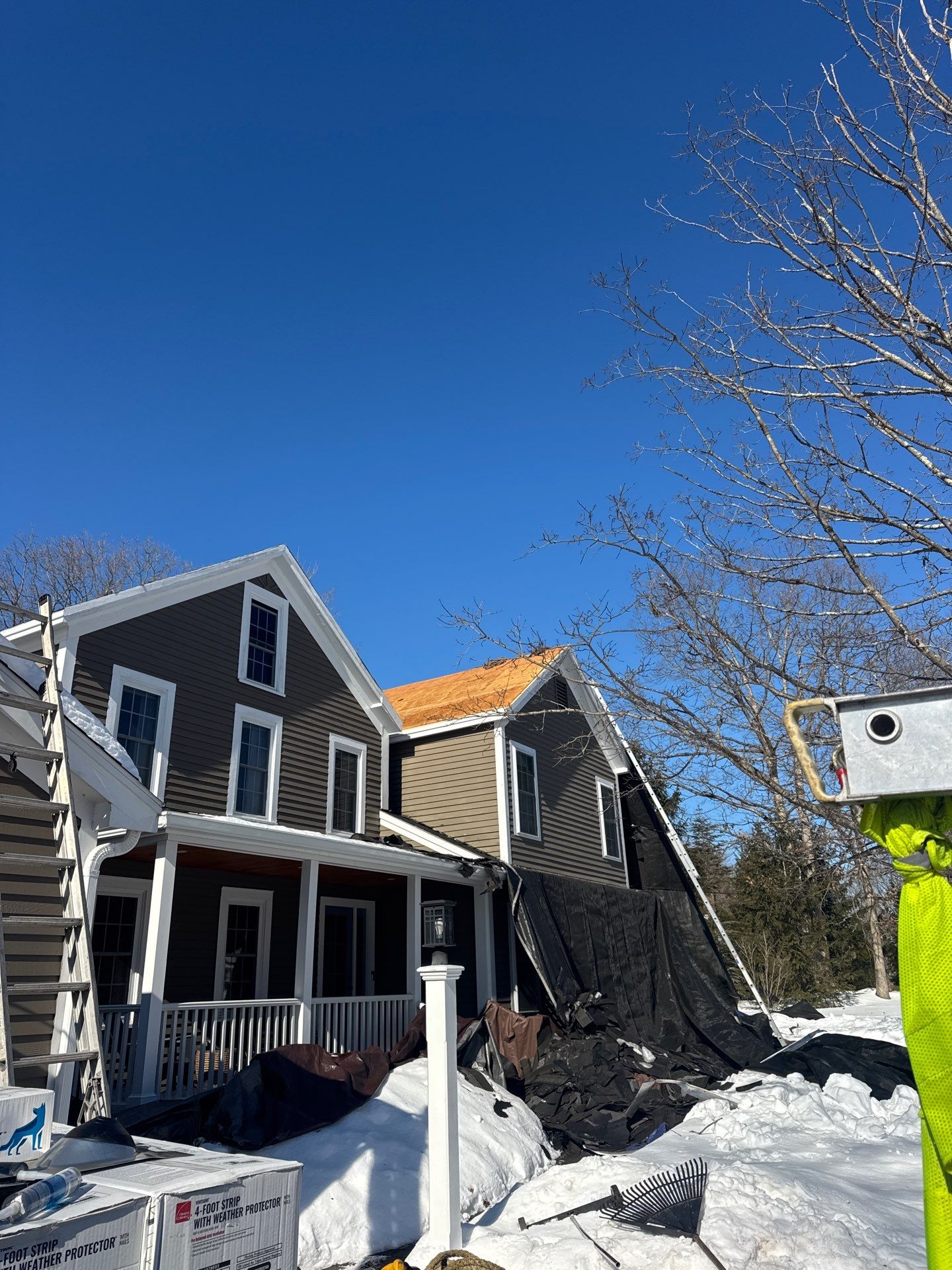 Full Roof Replacement, EPDM Dormer Roofing & Flashing Repair in Acton, MA by Mighty Dog Roofing of Greater Middlesex County