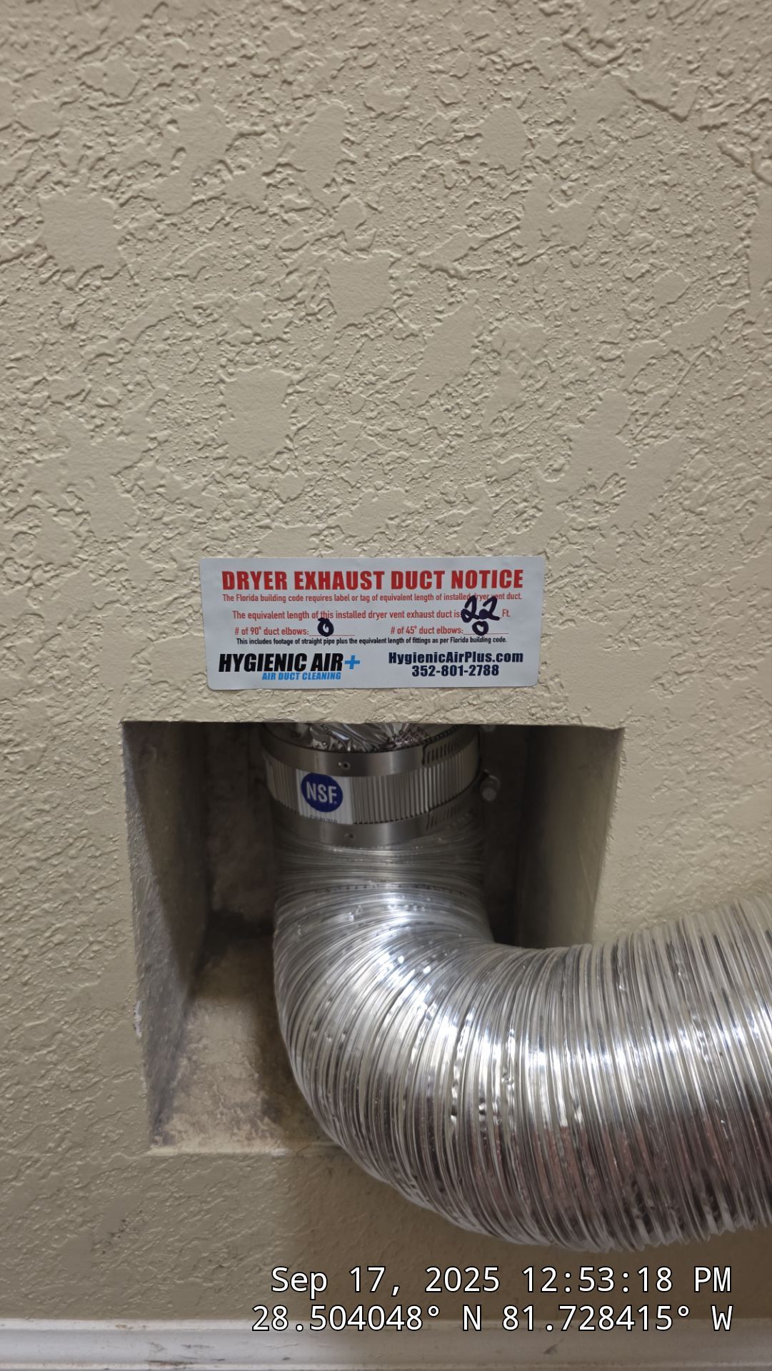 Boot Repair, Air Duct and Dryer Vent Cleaning in Clermont by Hygienic Air, Inc