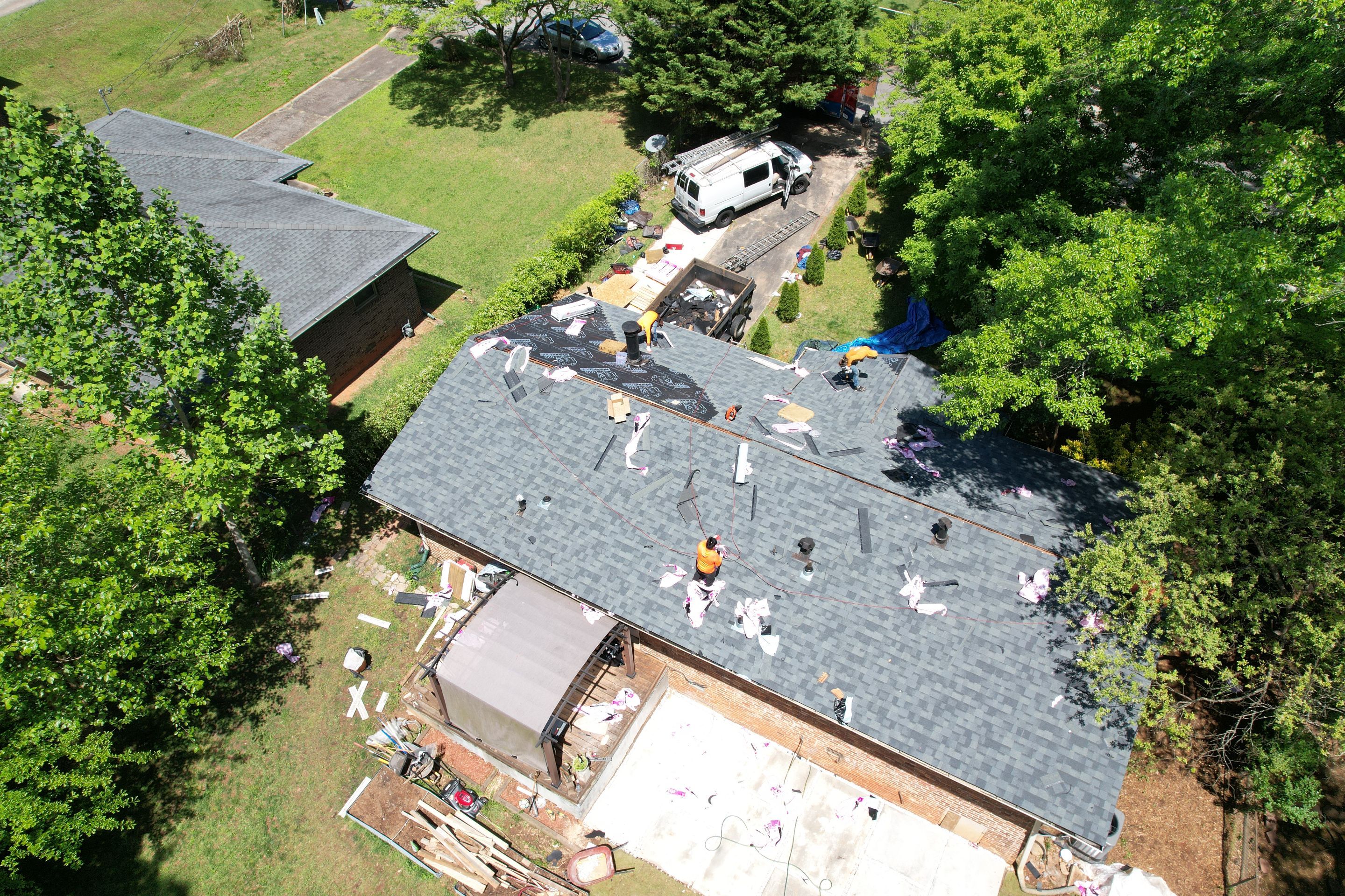 Residential Roofing Installation using Owens Corning by Inspector Roofing and Restoration