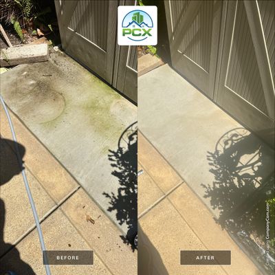 Orange County pressure washing to prepare for a gathering