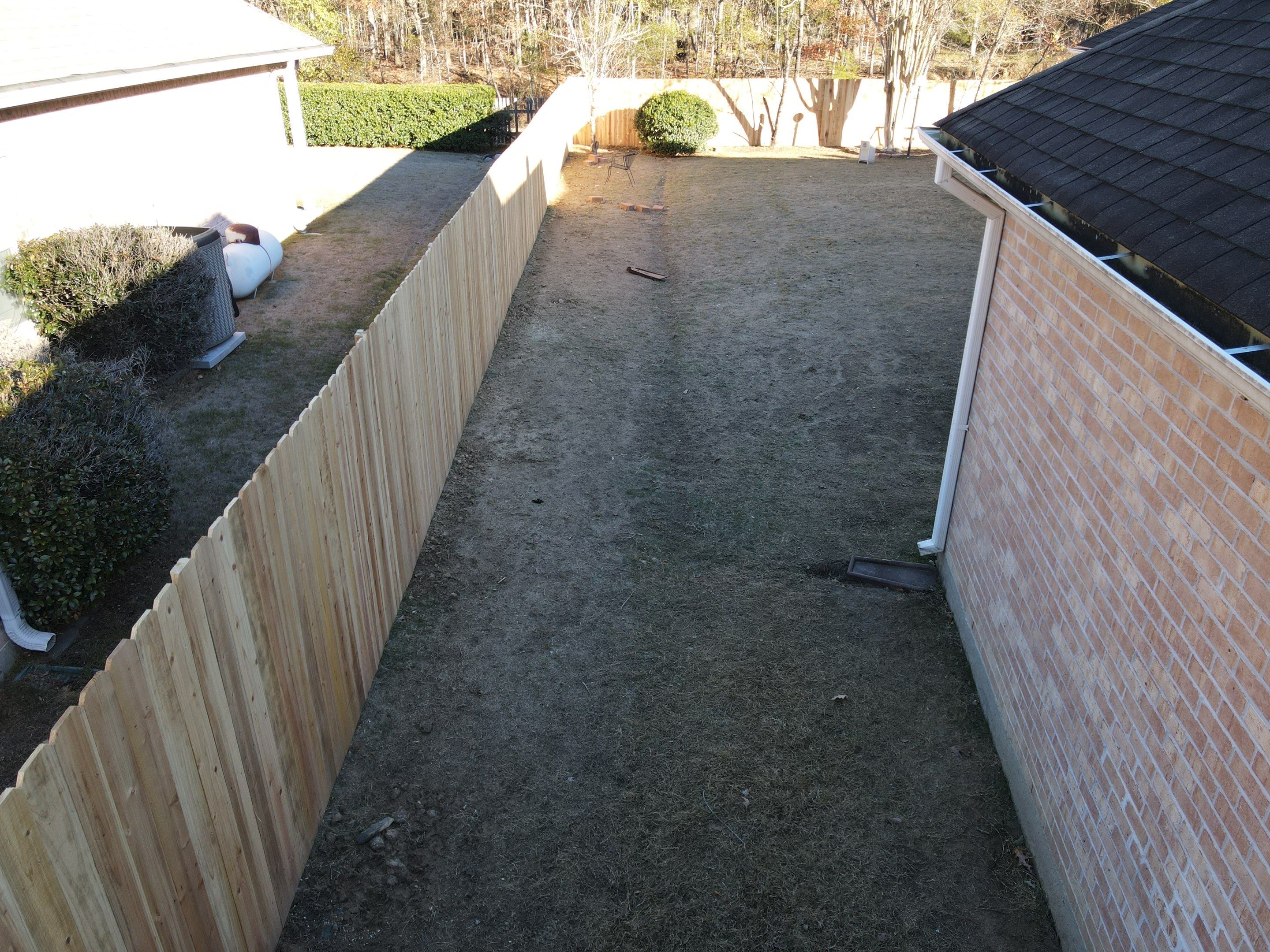 6ft Cedar Privacy Fence by Roberson Construction LLC