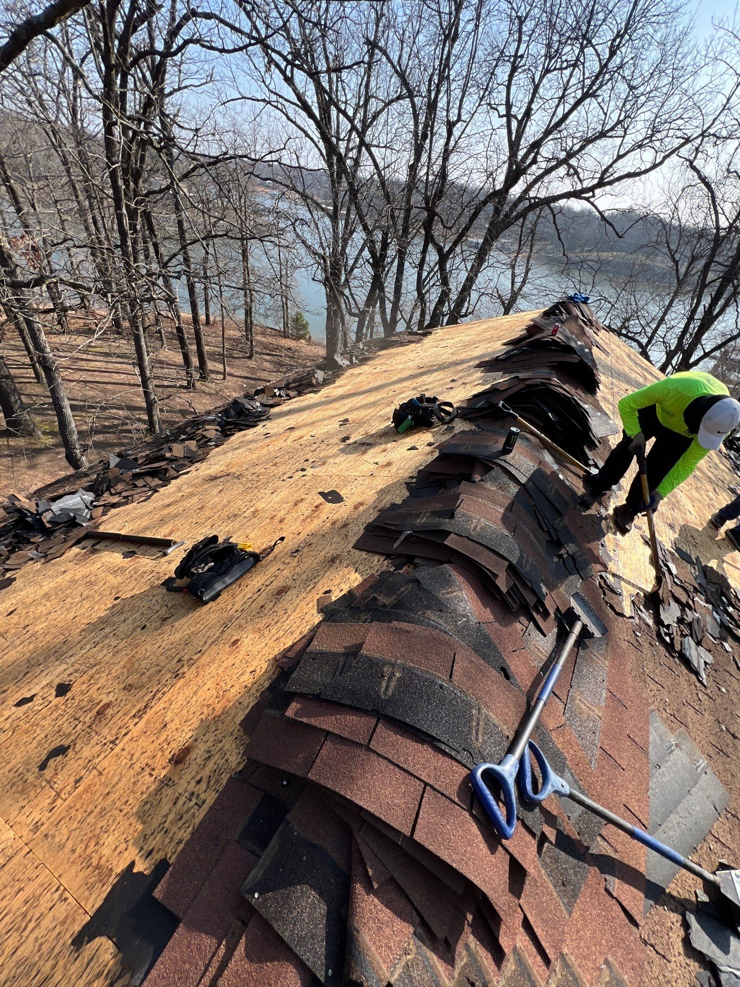 Roof replacement by In & Out Construction & Remodeling, LLC