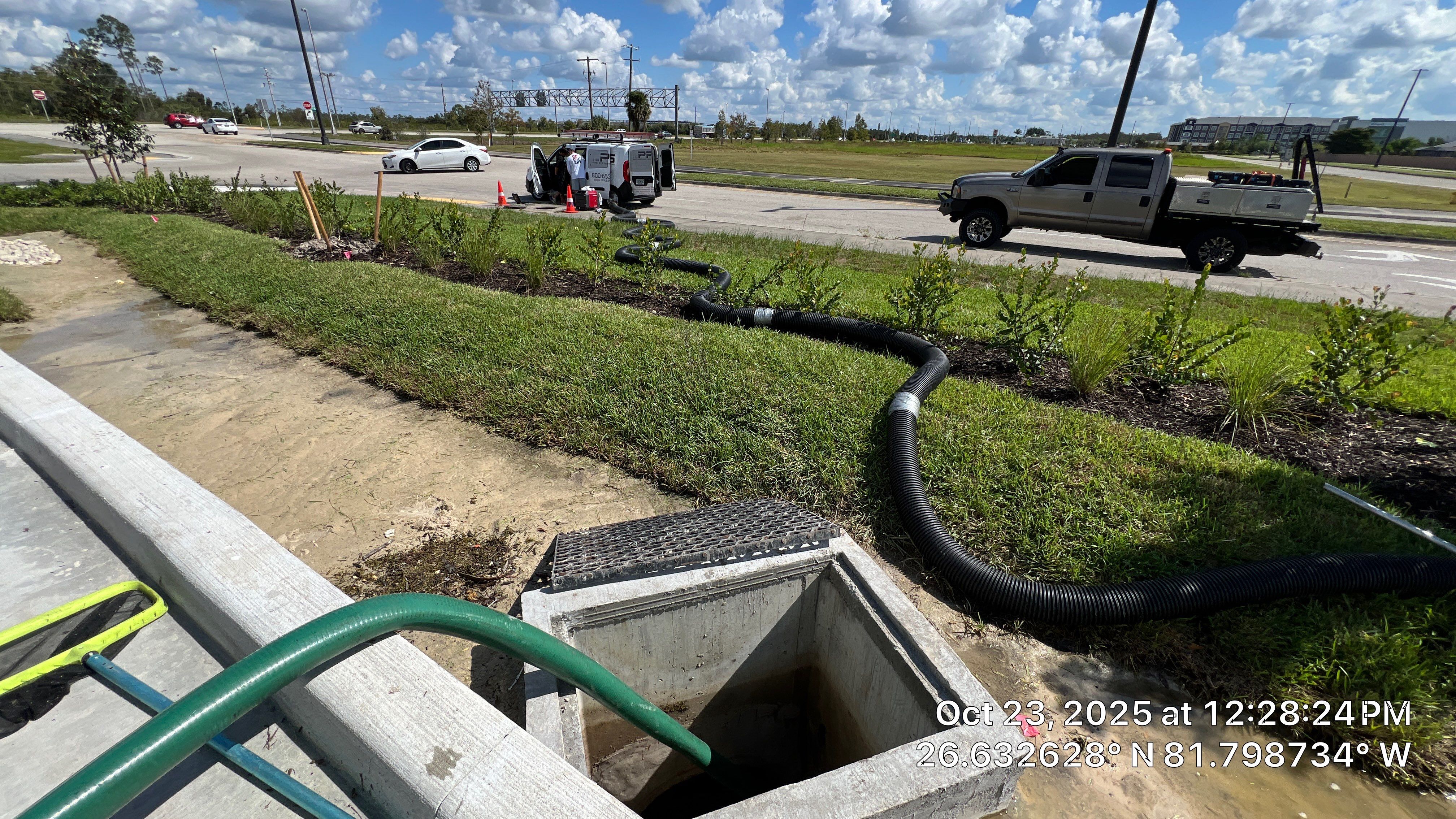 Coffee Rush Fort Myers with PRS by Don Mar, Inc. Storm Water Solutions
