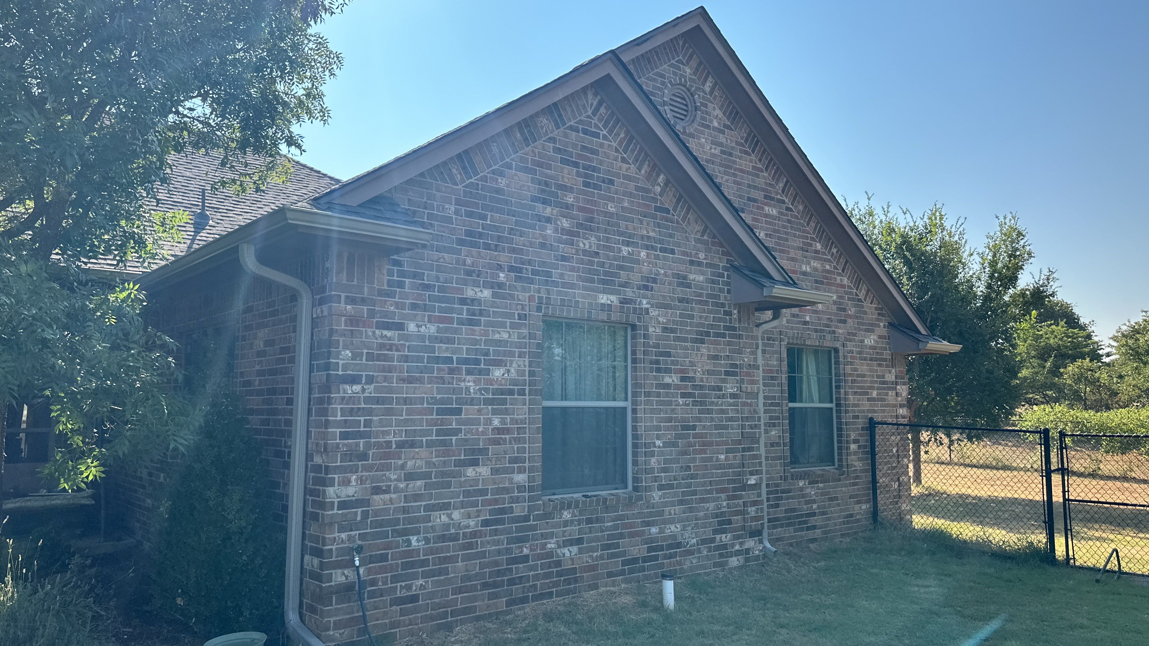 Reroof using GAF HDZ Weathered Wood by Castillo Roofing