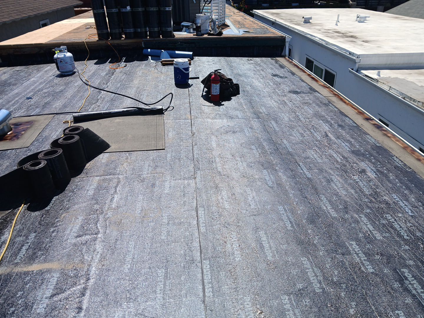 Residential Torch-Down Project in Redondo Beach by Hull Brothers Roofing