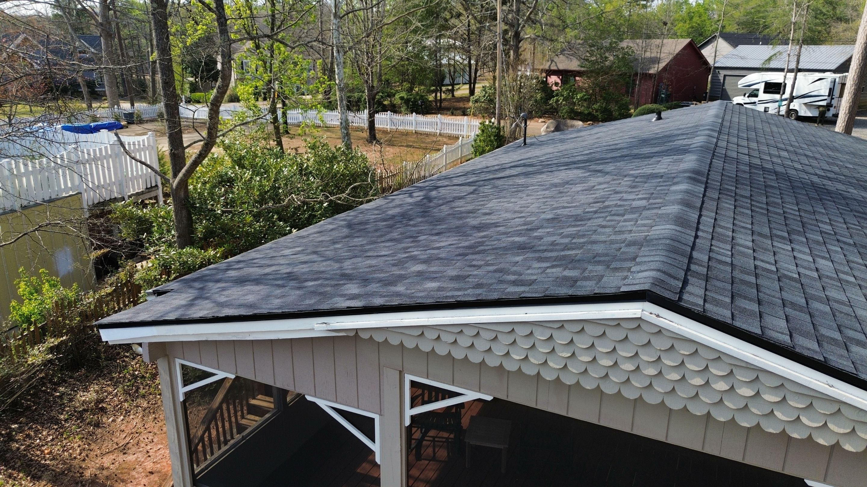 Murrayville, GA Roof Replacement CertainTeed Landmark Pro Max Def Moire Black by Reset Roofing