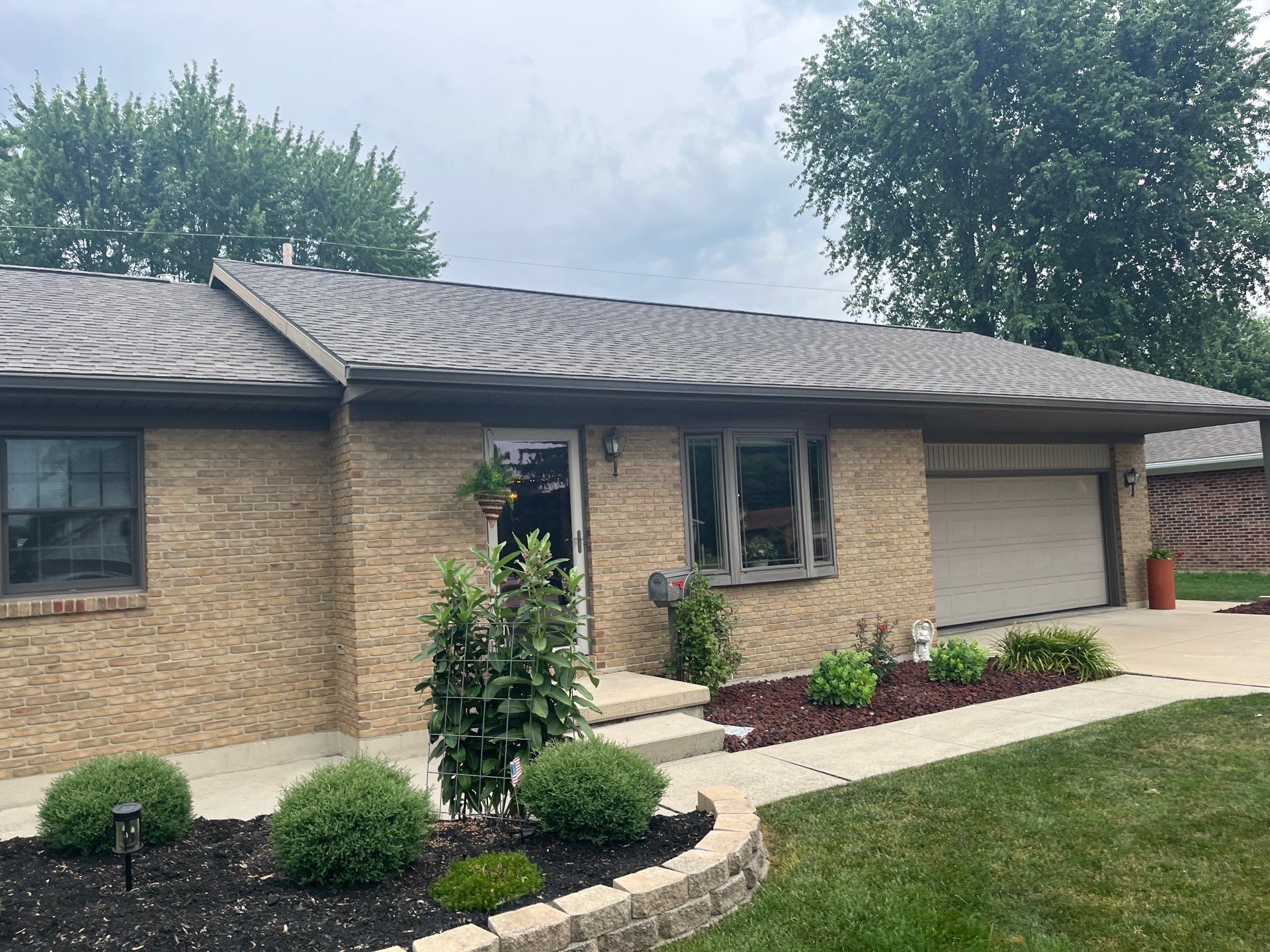 Residential Roofing Installation using GAF Timberline HDZ Weathered Wood by Nitro Roofing and Construction