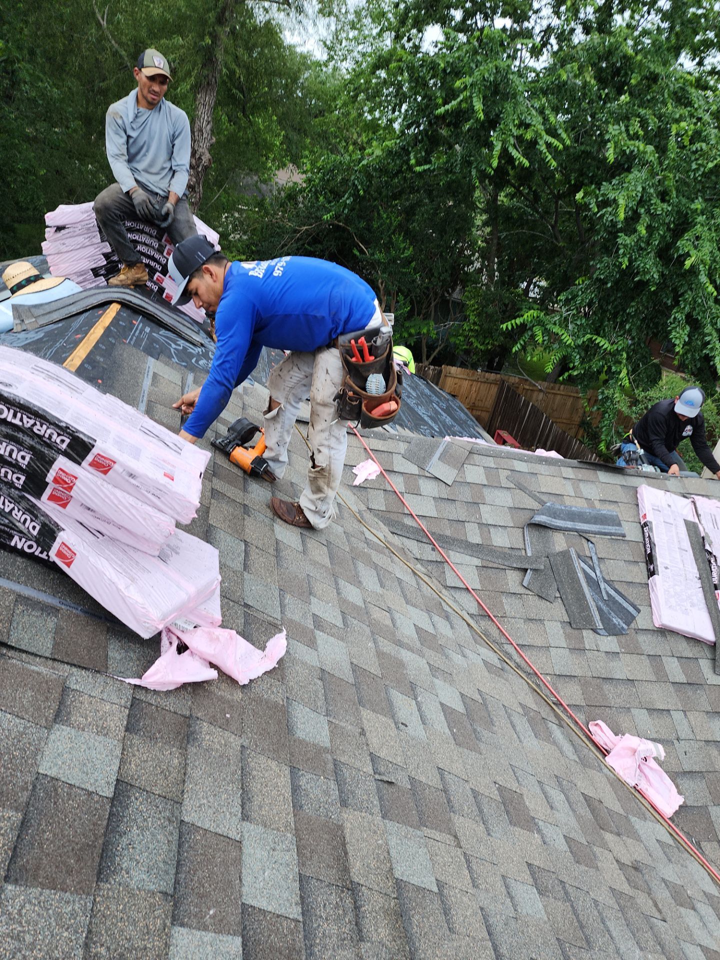 Residential Roofing Installation using Owen's Corning Duration (Lifetime) Shingles by Roof Repair Company