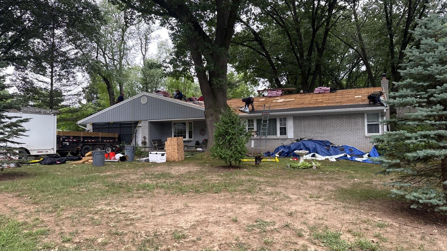 Roof Replacement using Owens Corning Estate Gray by 180 Contractors