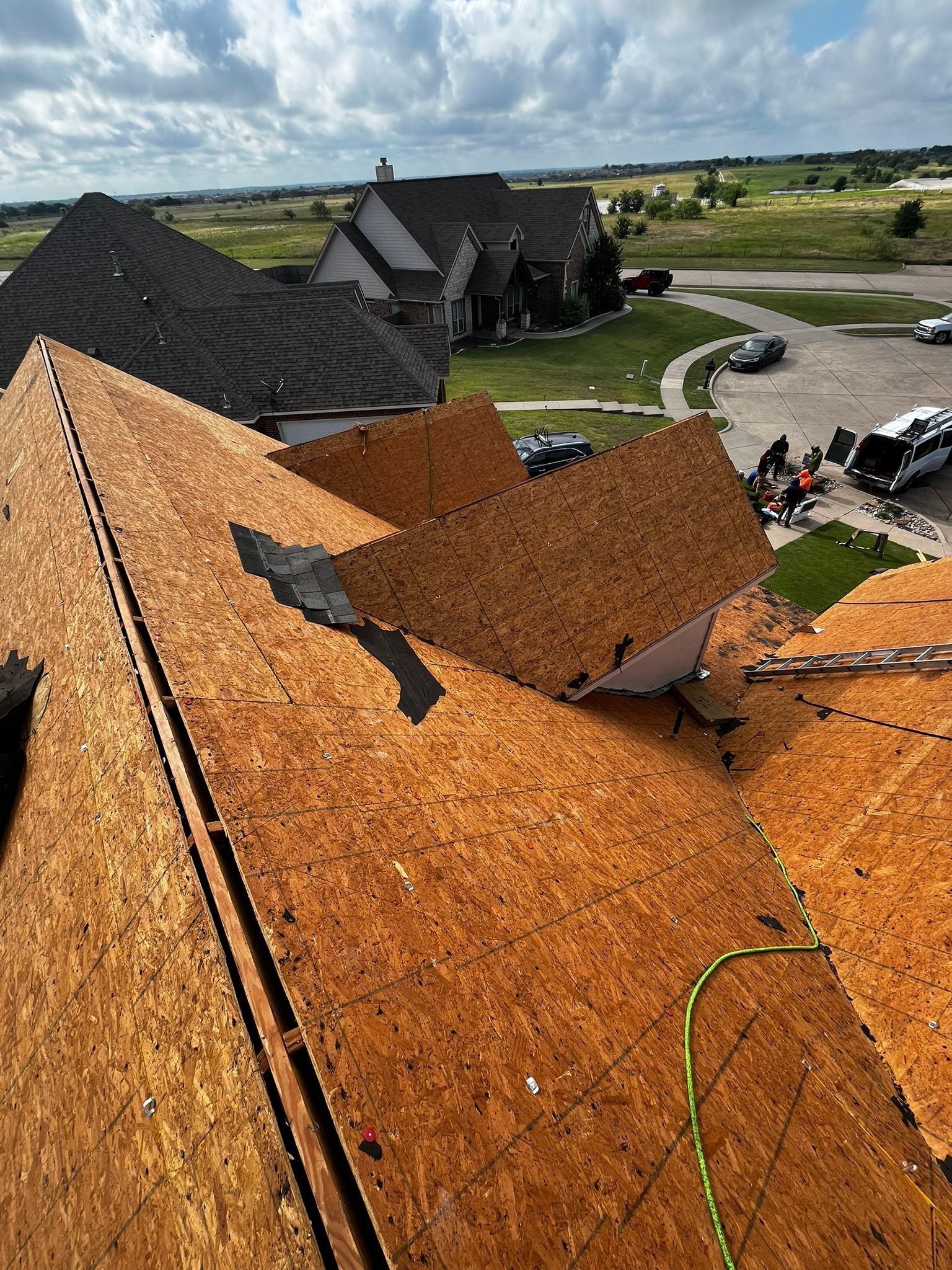 Project in Cleburne by Lonestar Roofing and Restoration LLC.