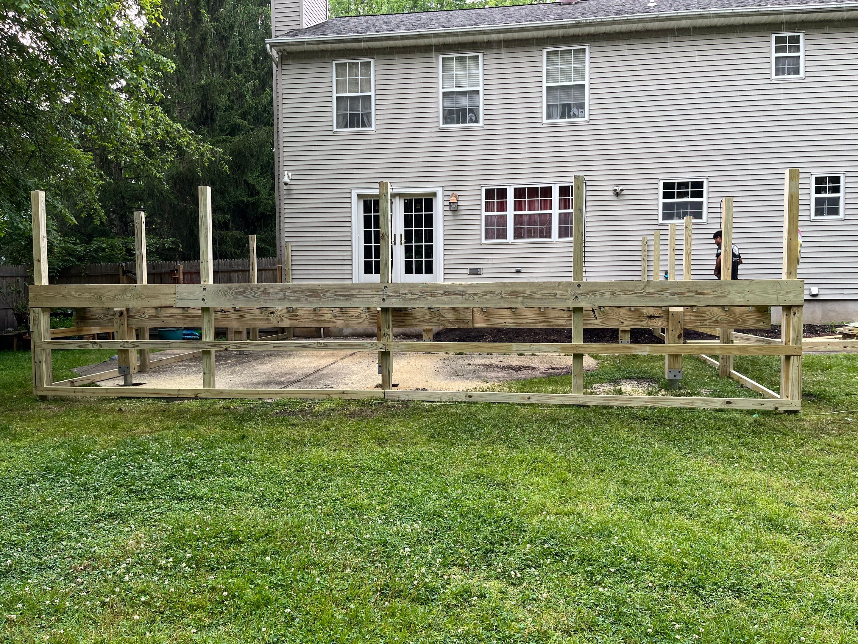 New Deck in Robinsville by deck guardian