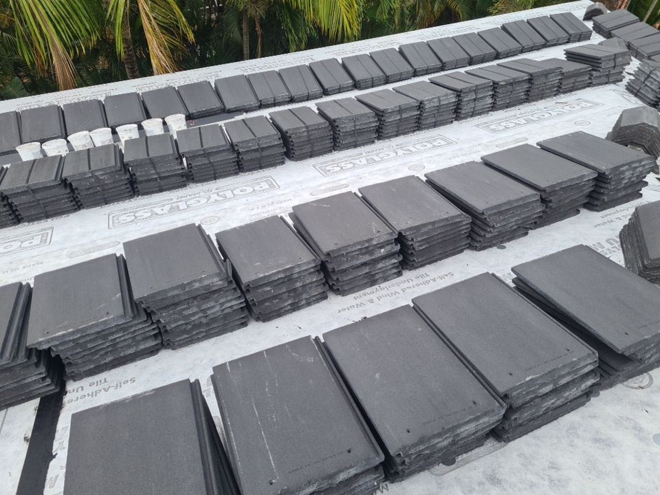 Residential Roofing Installation using Eagle Roofing Tile by BLUES BROTHERS ROOFING