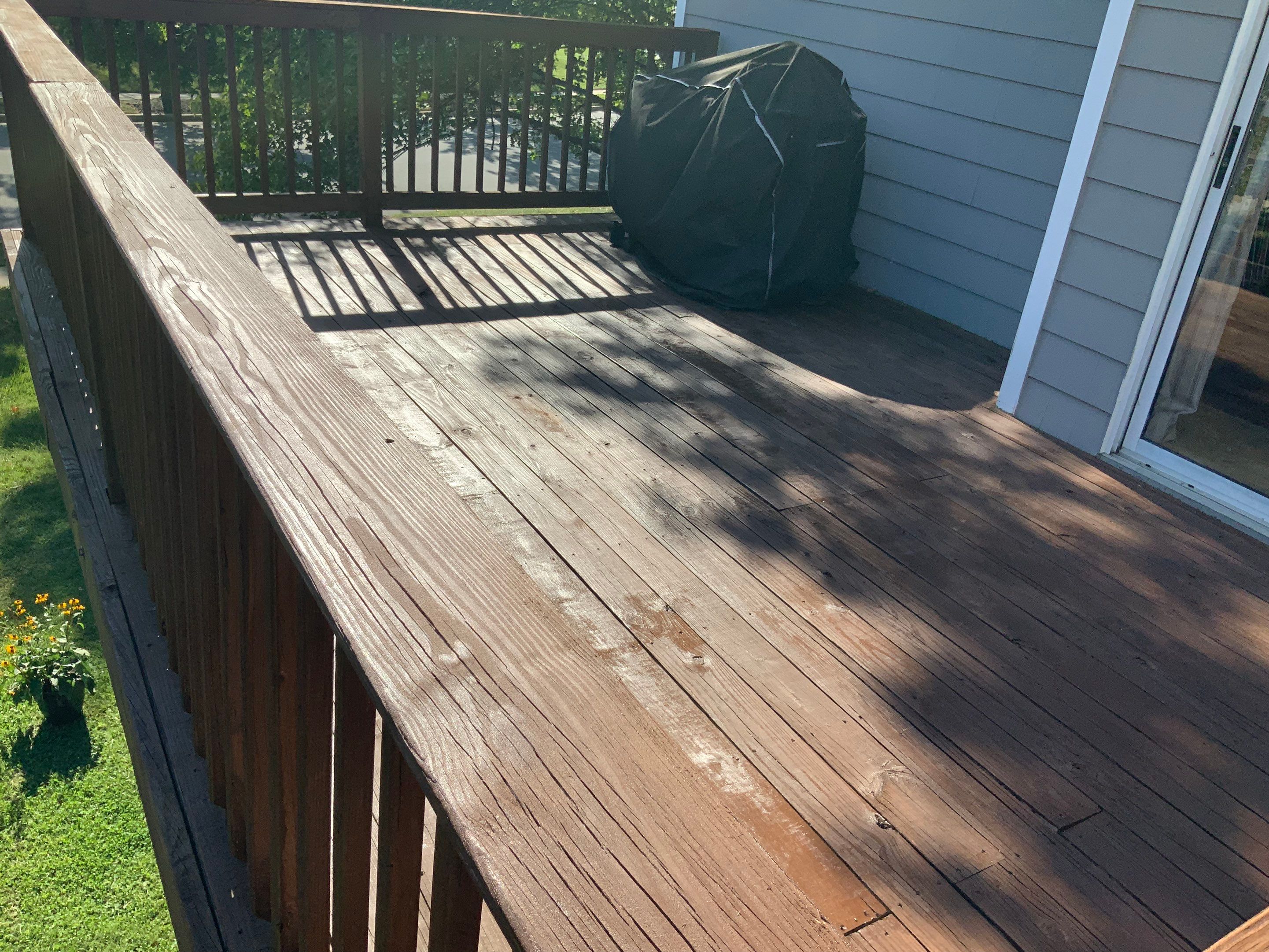 Deck Repair using Olympic Elite stains by Alpha Design Services