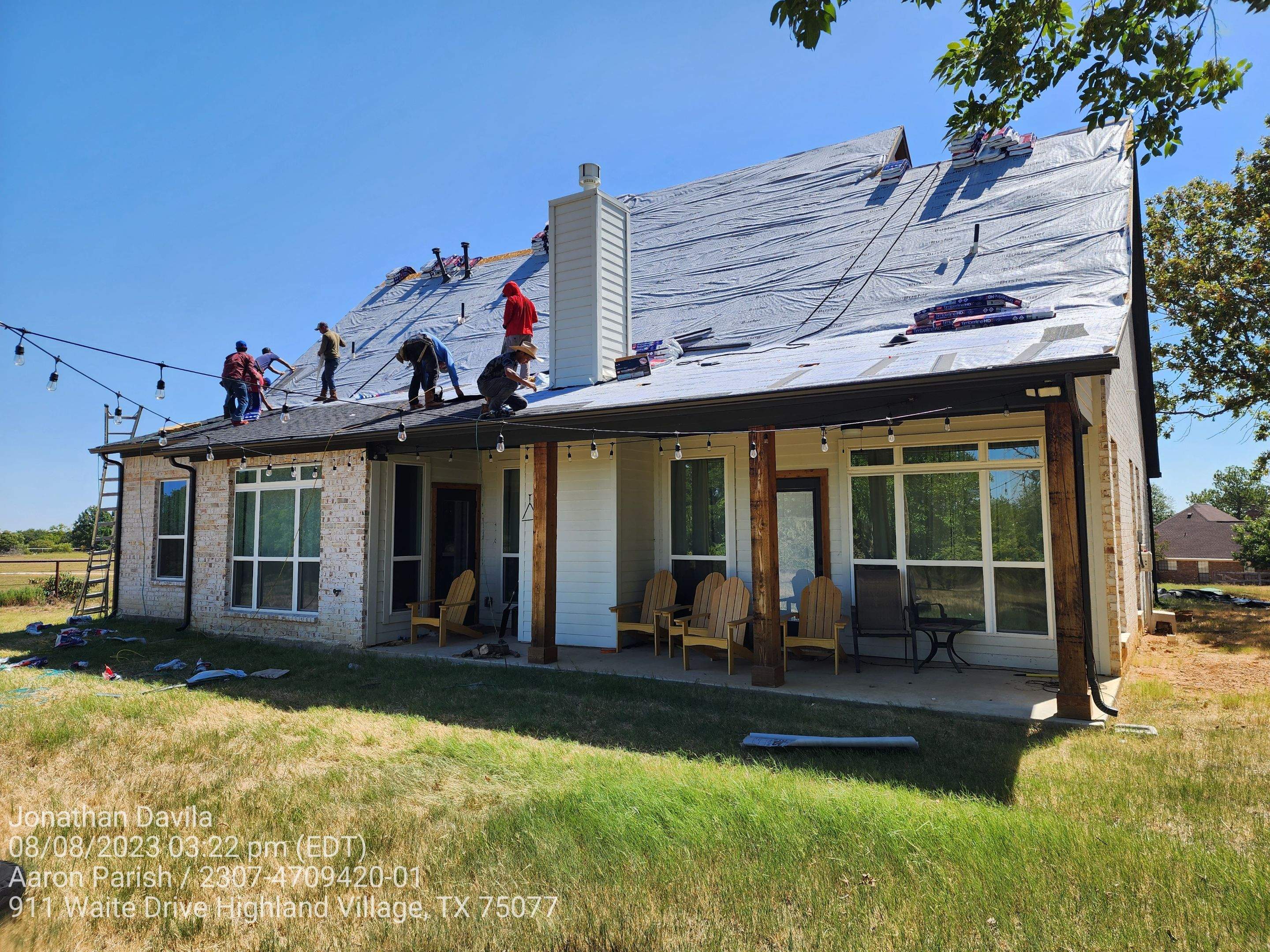 Project in Highland Village by Zeus Exteriors