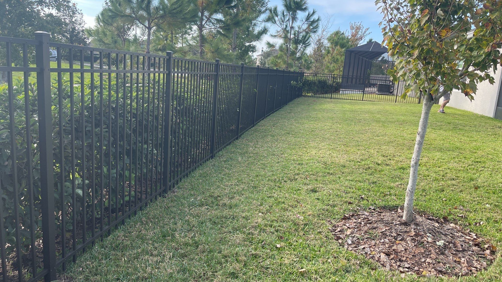 Palmetto, FL 5 ft. Tall Bronze Aluminum Fence by Asap fence and gates, LLC