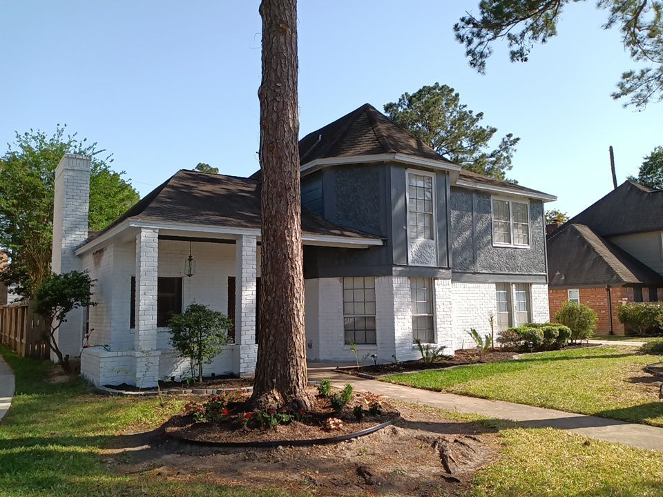 Interior and exterior painting project by Roof Concepts Construction