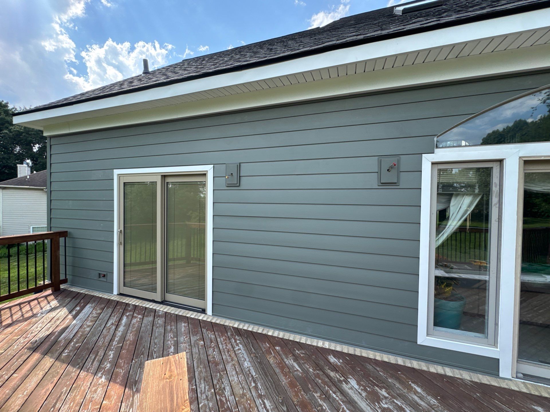 Siding Replacement using Alside Mountain Fern by 180 Contractors