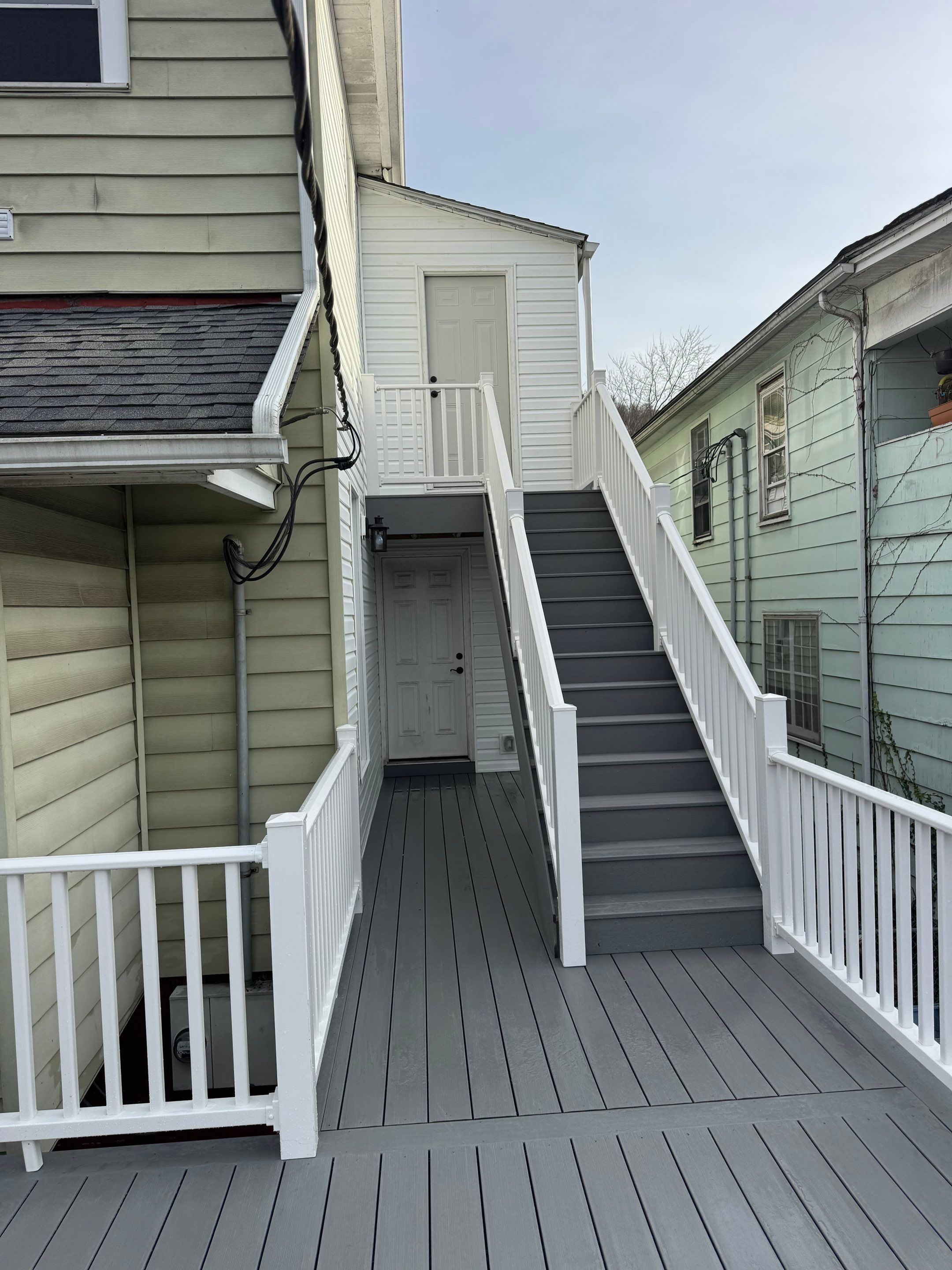 TimberTech Composite Deck and Vinyl Railing Replacement in Hinton by Walnut Hollow Decks & Outdoor Living