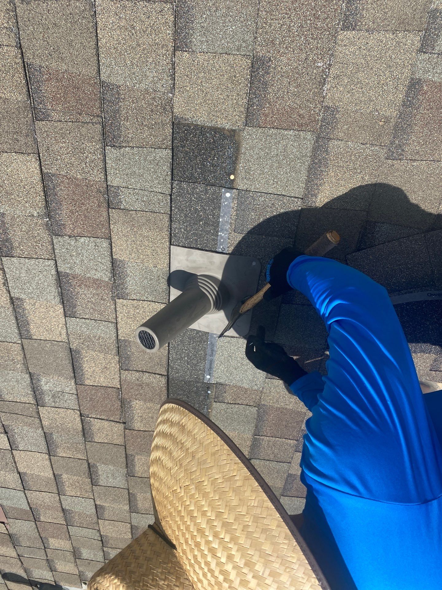Hail Damage using Owen's Corning Duration (Lifetime) Shingles by Roof Repair Company