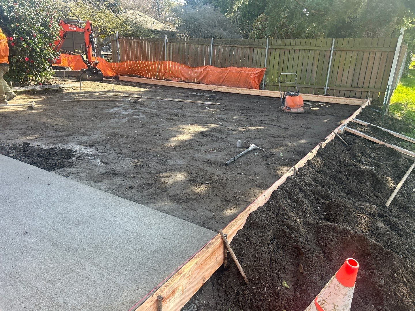 Ron | Pervious Concrete Driveway  by Jireh Asphalt & Concrete Inc 