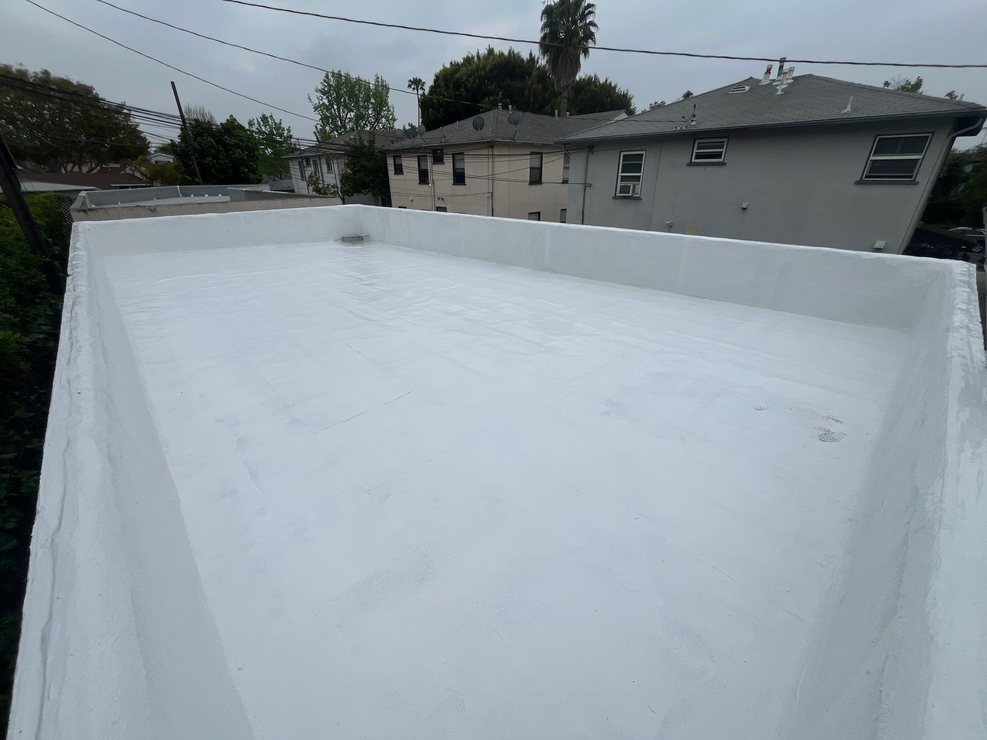 Commercial Silicone Roof System using American Standard Coatings Silicone-S by Hull Brothers Roofing