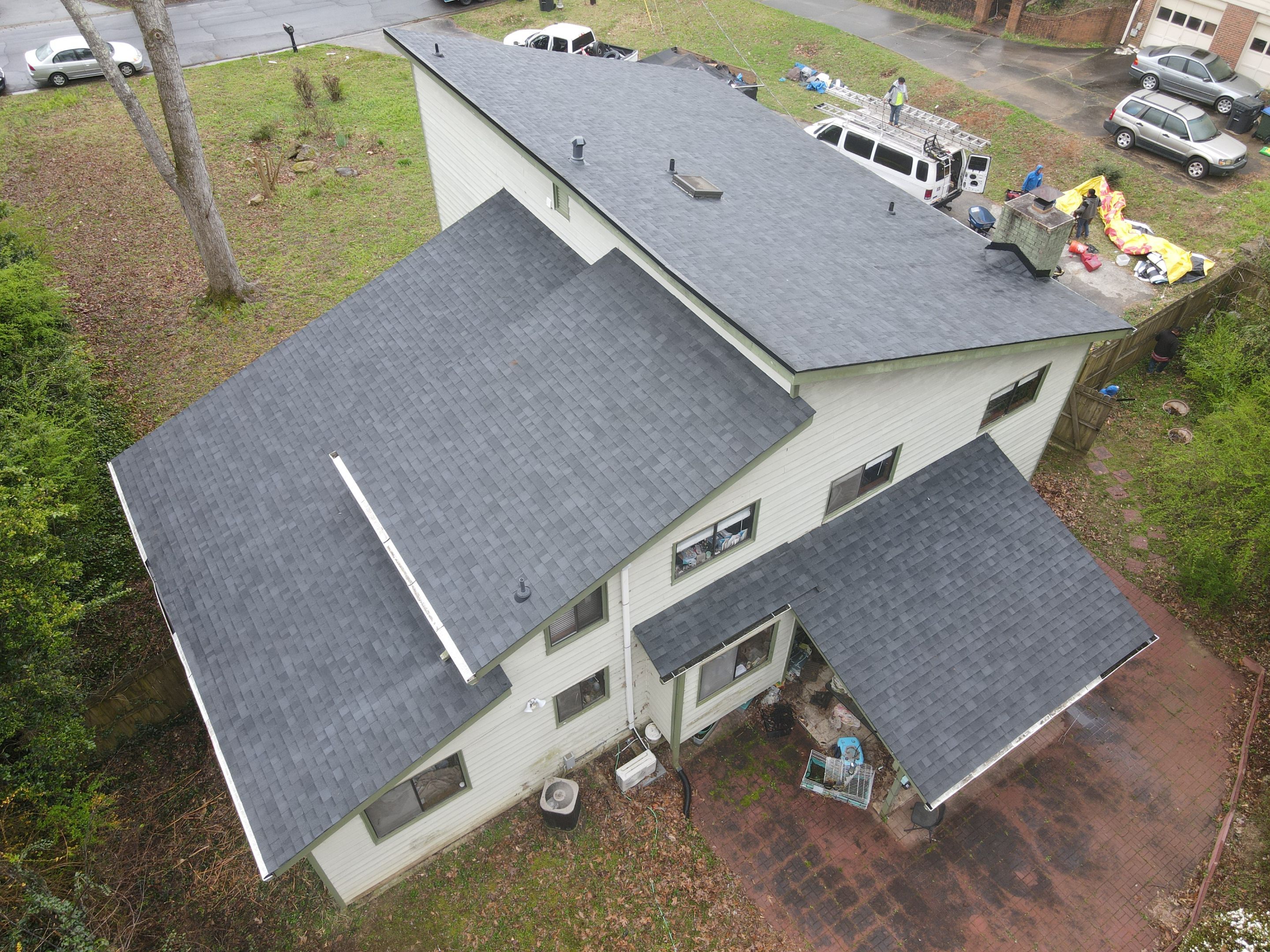 Oakridge TruDef Twilight Black Residential Roofing Installation by Inspector Roofing and Restoration