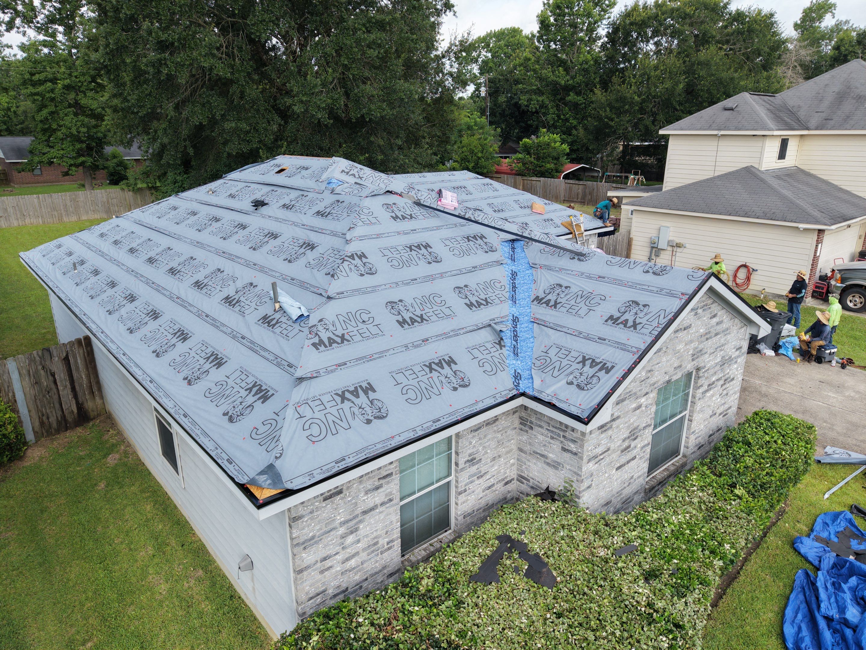 Owens Corning Duration Shingle Roof Replacement in Willis, Texas by Abbott Roofing Company