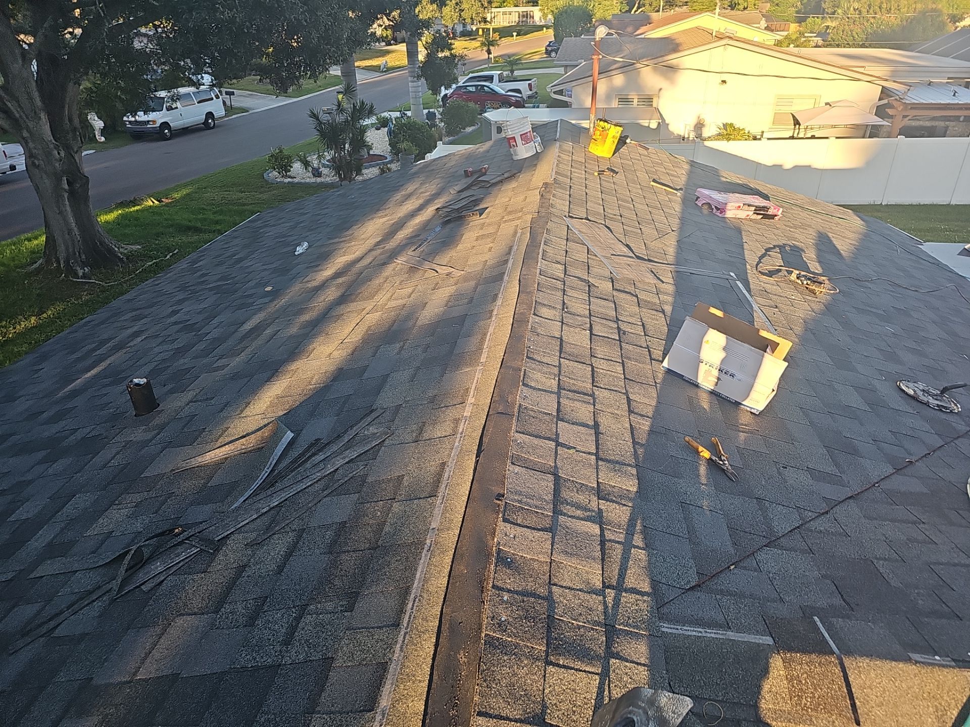 Project in Clearwater 33756 by Mitchell Roofing Company LLC 