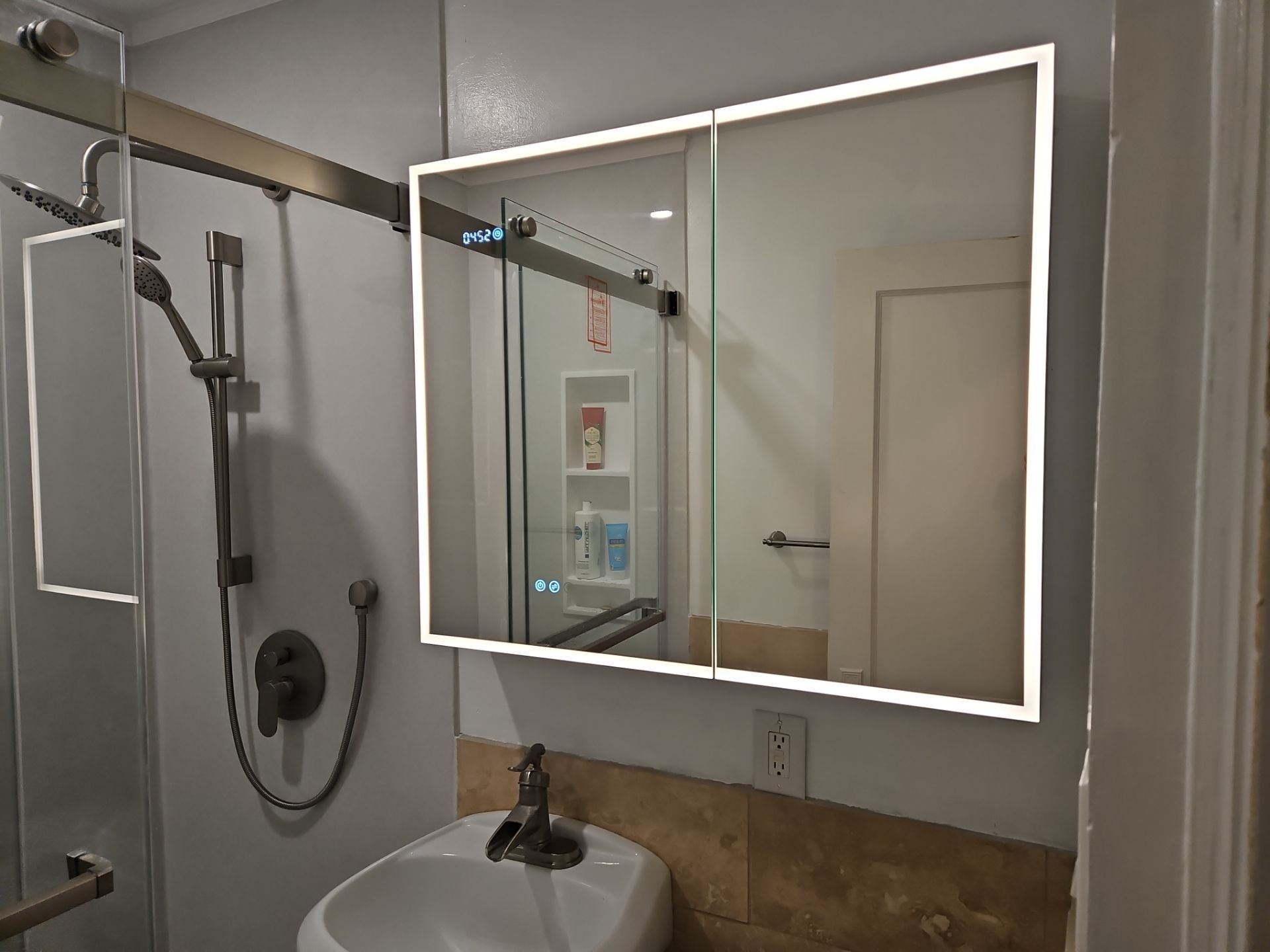 Bathroom Remodel using Onyx by The Shower Company