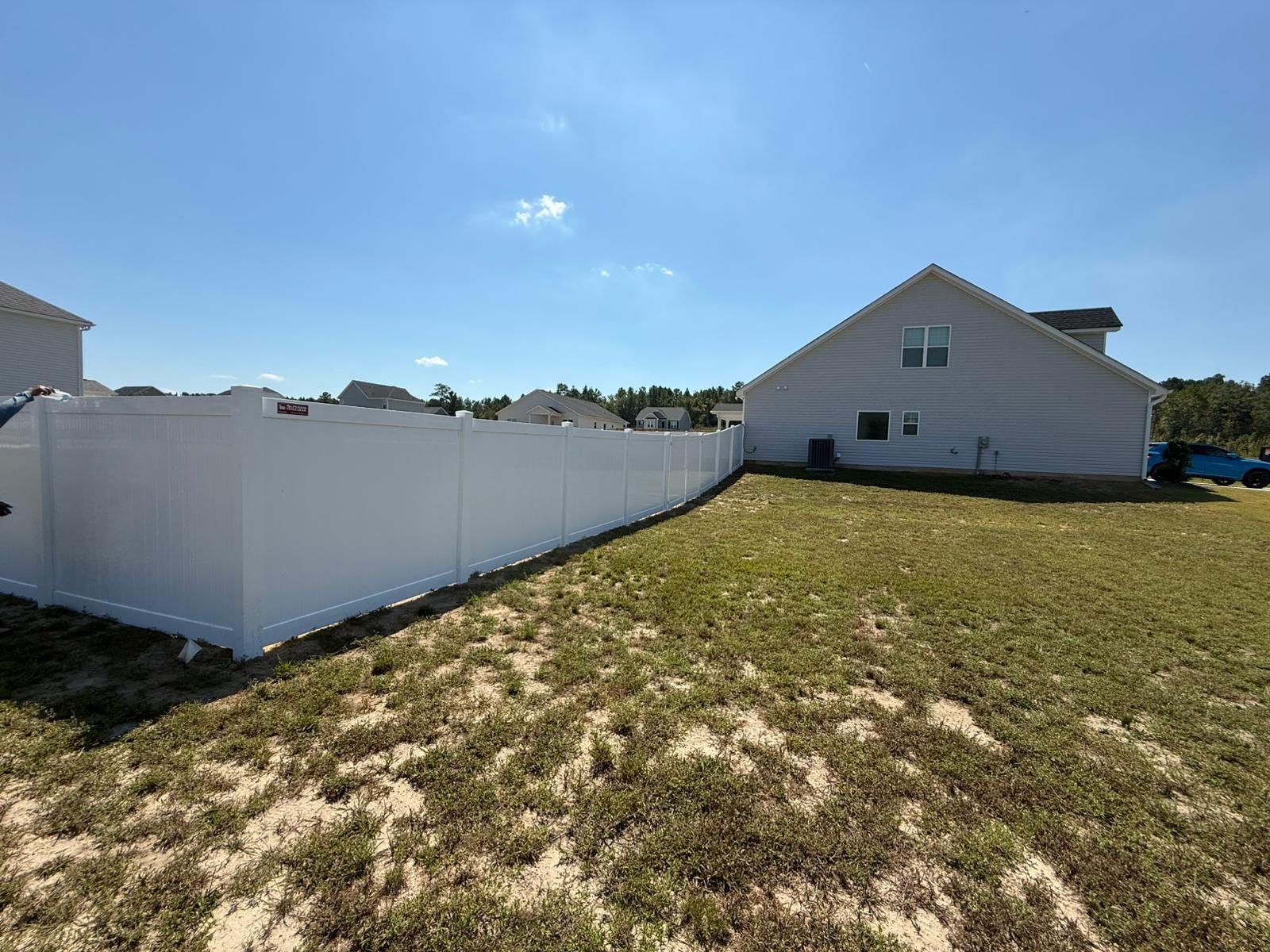 Hamilton Vinyl Privacy Project in Linden by Superior Fence and Rail