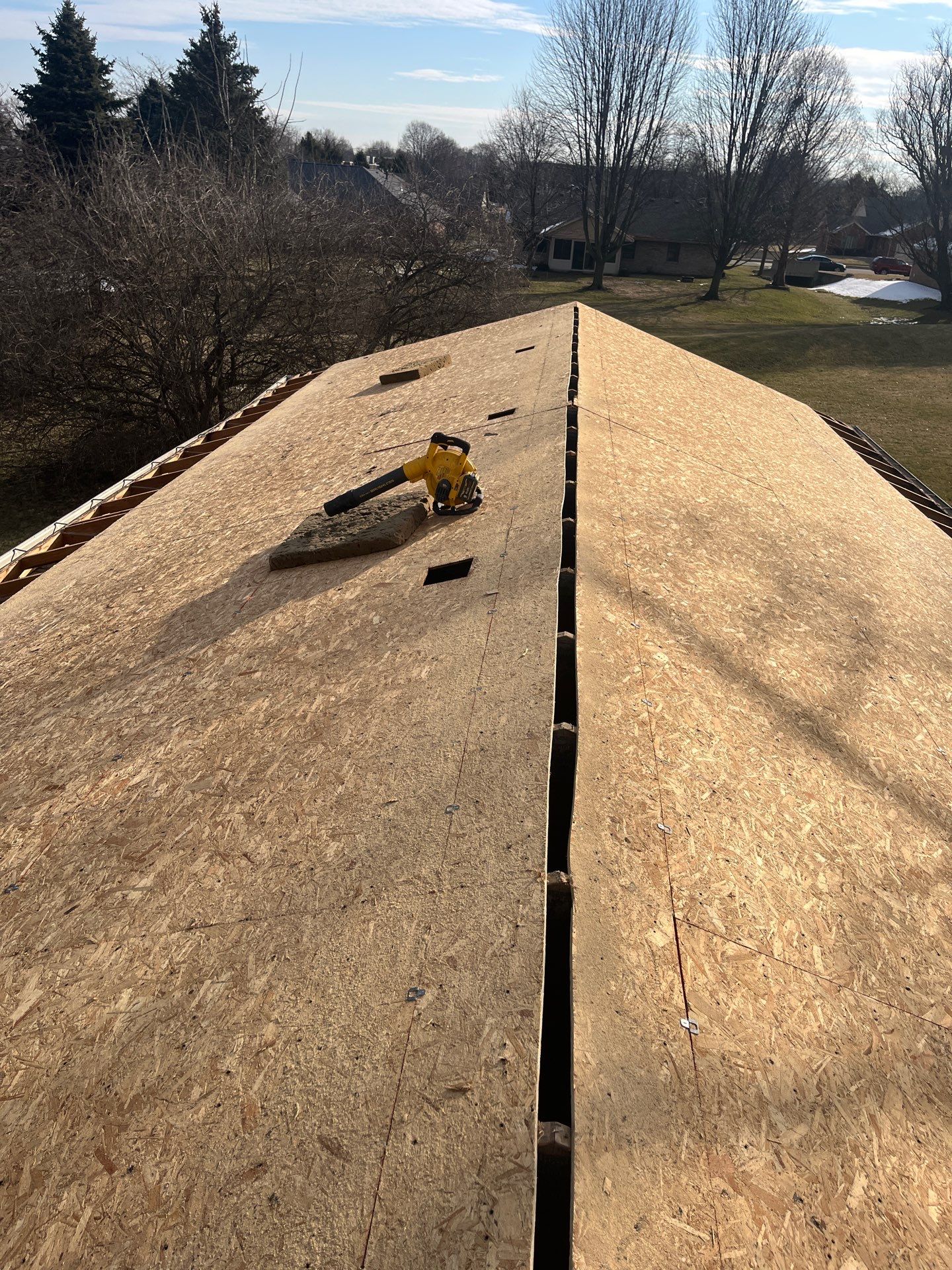 Residential Roofing Installation using GAF Timberline HDZ Weathered Wood by Nitro Roofing and Construction