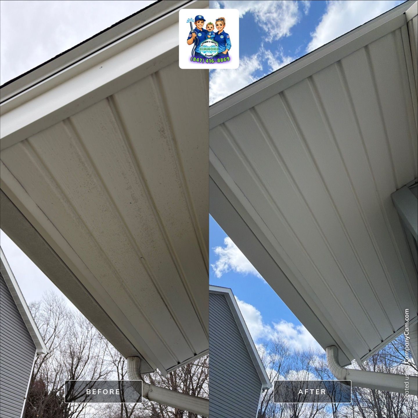 Project in Elk Grove Village by Simmons Power & Soft Washing