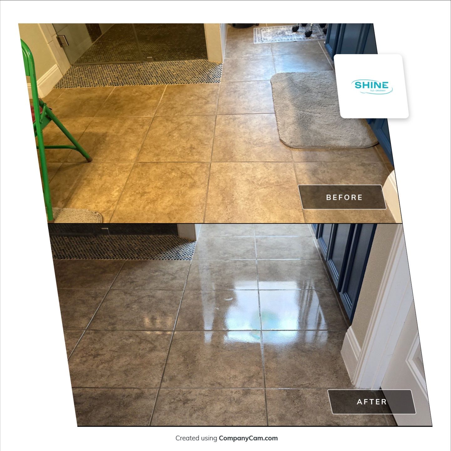 Project in Napa Oaks by SHINE Tile and Grout Cleaning