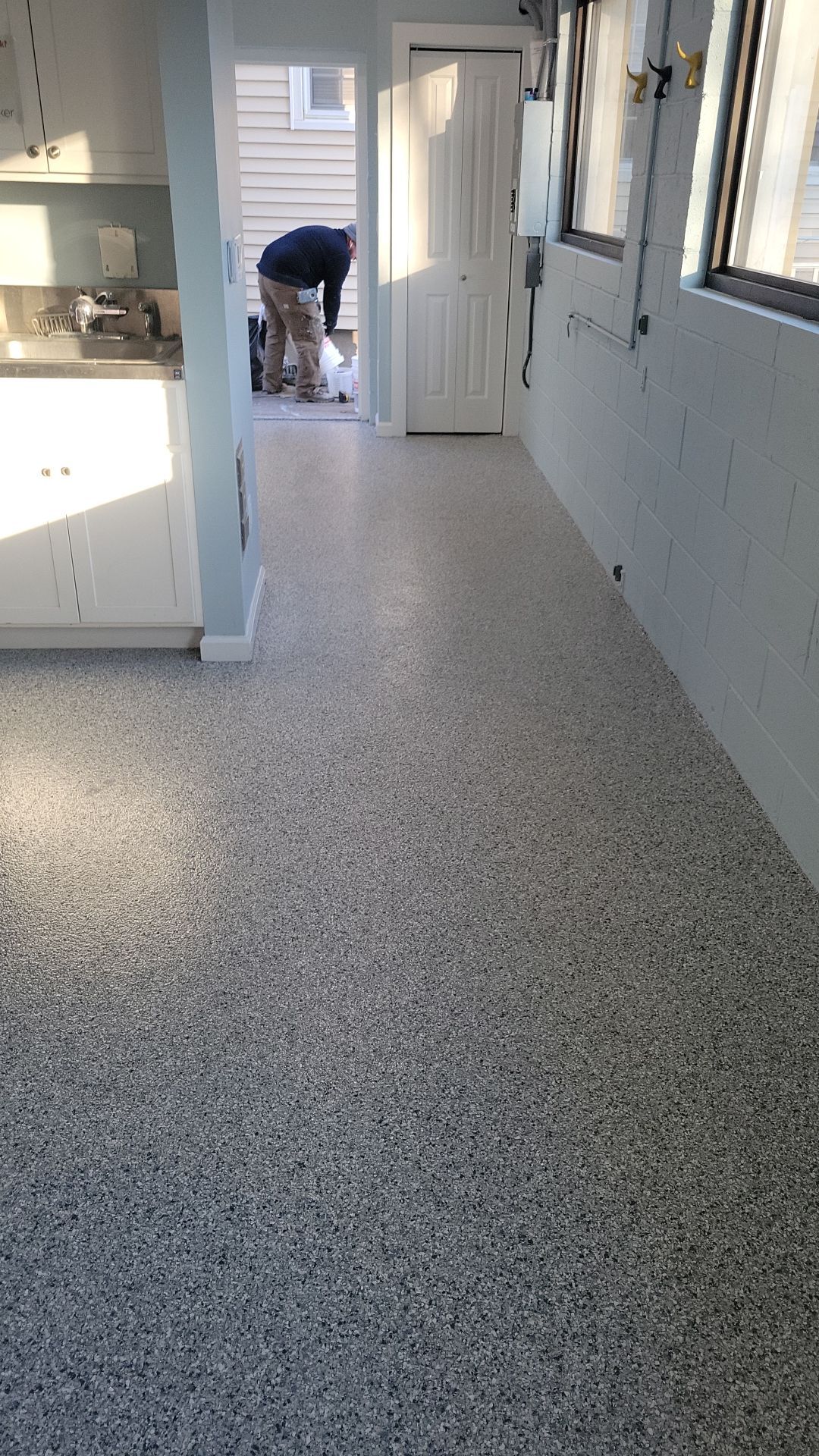 Kennel Floor Coating and Wall Painting using Penntek by Spectrum Painting, LLC