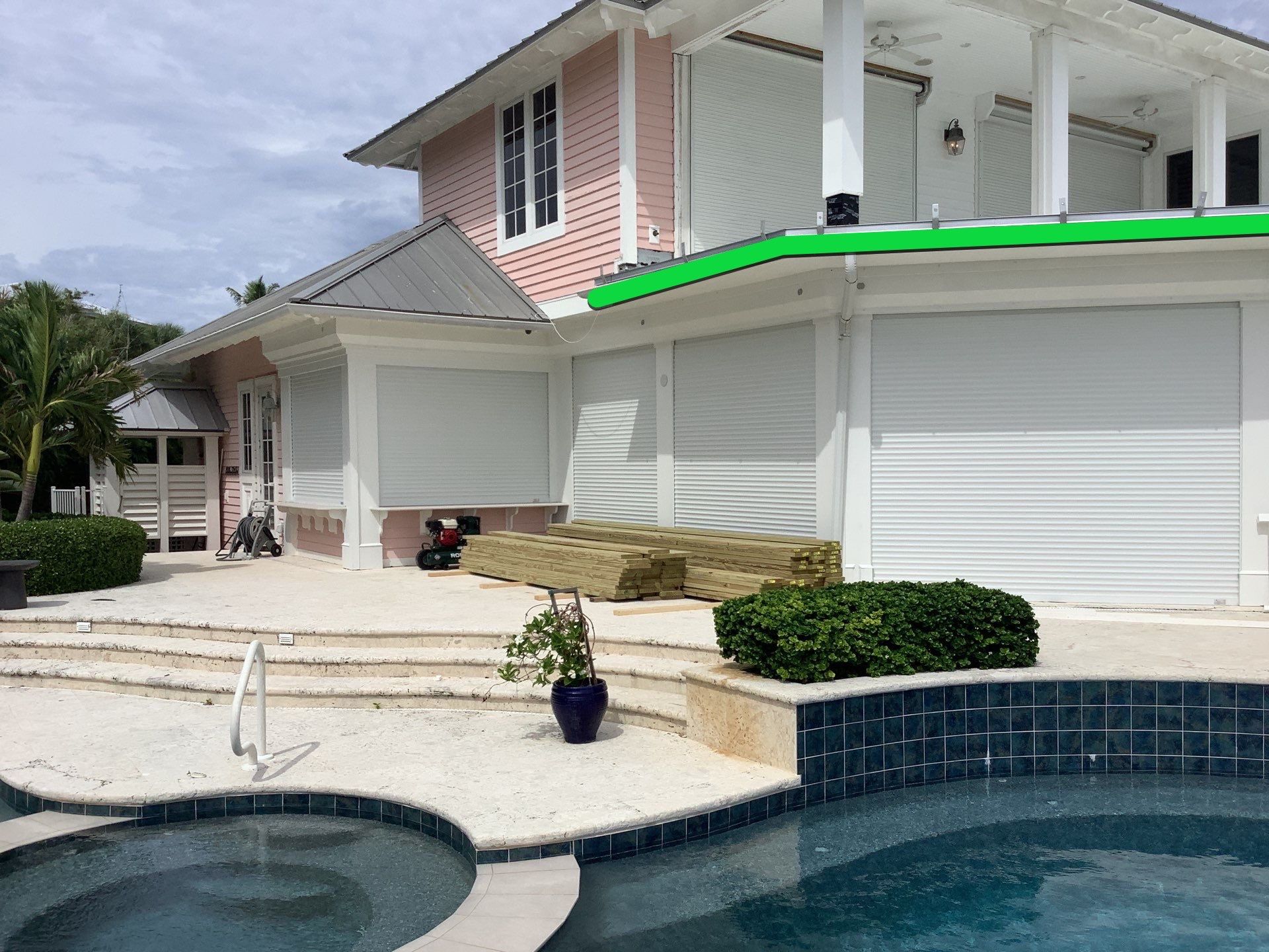 Half-Round Seamless Gutters in Boca Grande FL by Gutter Professors