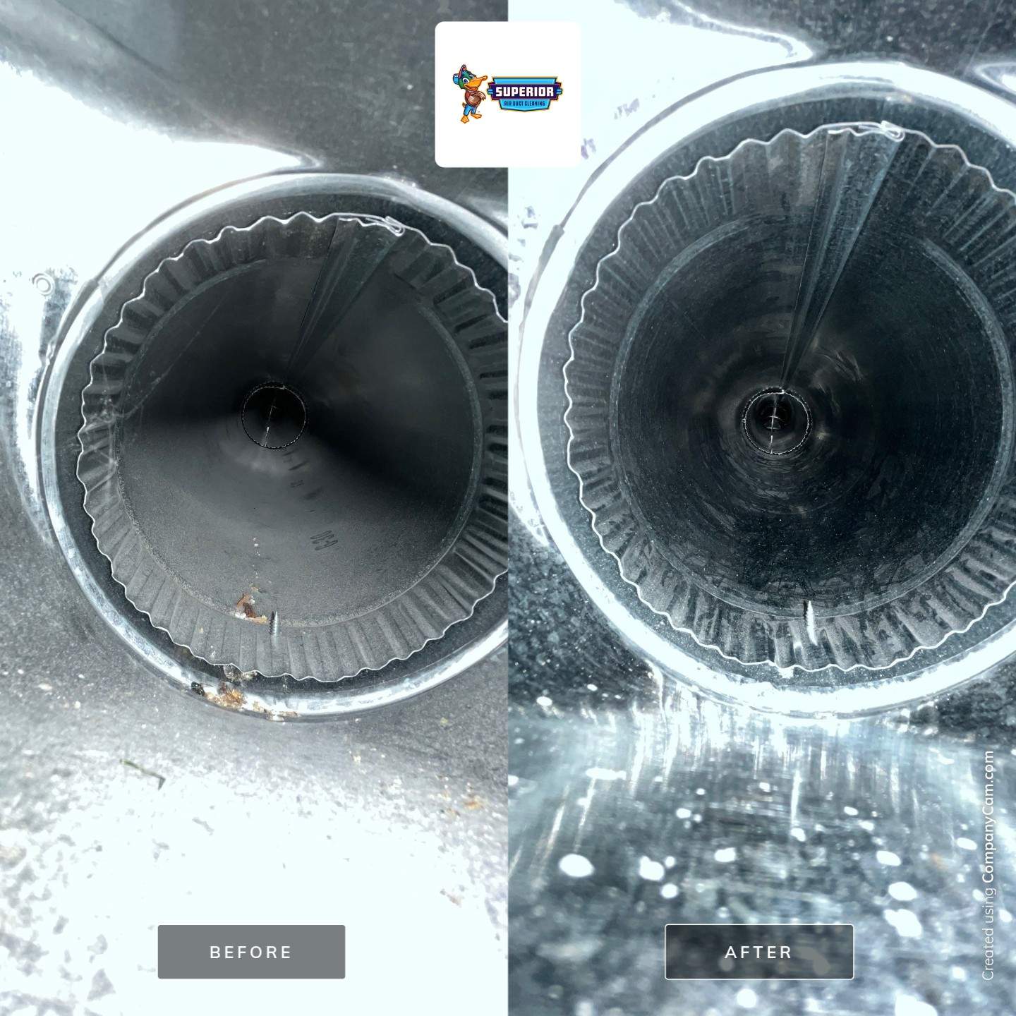 Air Duct Cleaning With a Vacuum Truck in Columbiana, OH by Superior Air Duct Cleaning