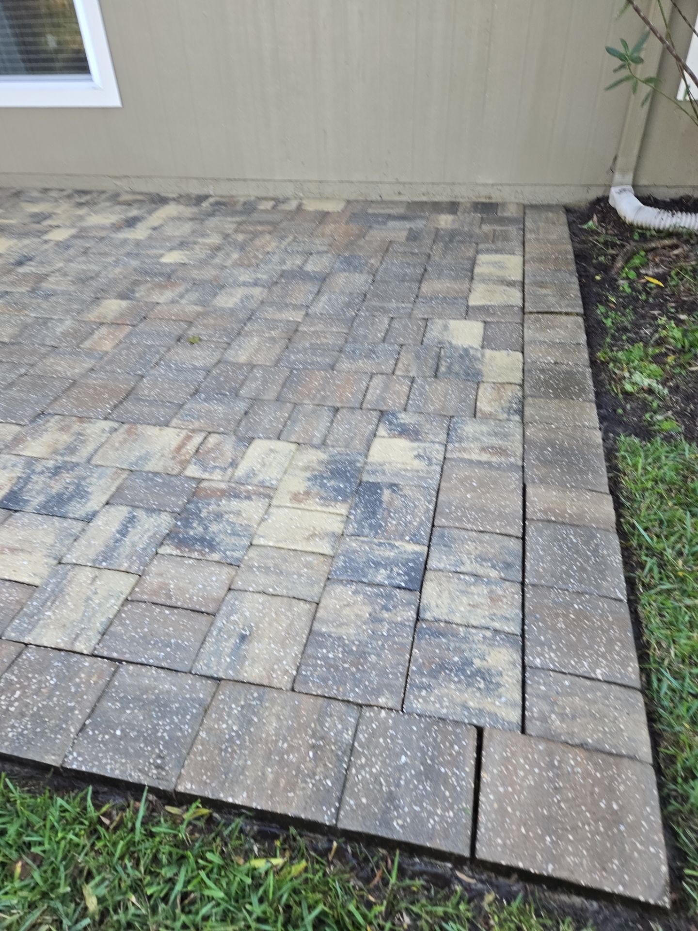 Paver Patio using Concrete Sealant by DuraSeal