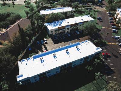 Flat Roof Membrane Coating and Restoration in Cape Canaveral